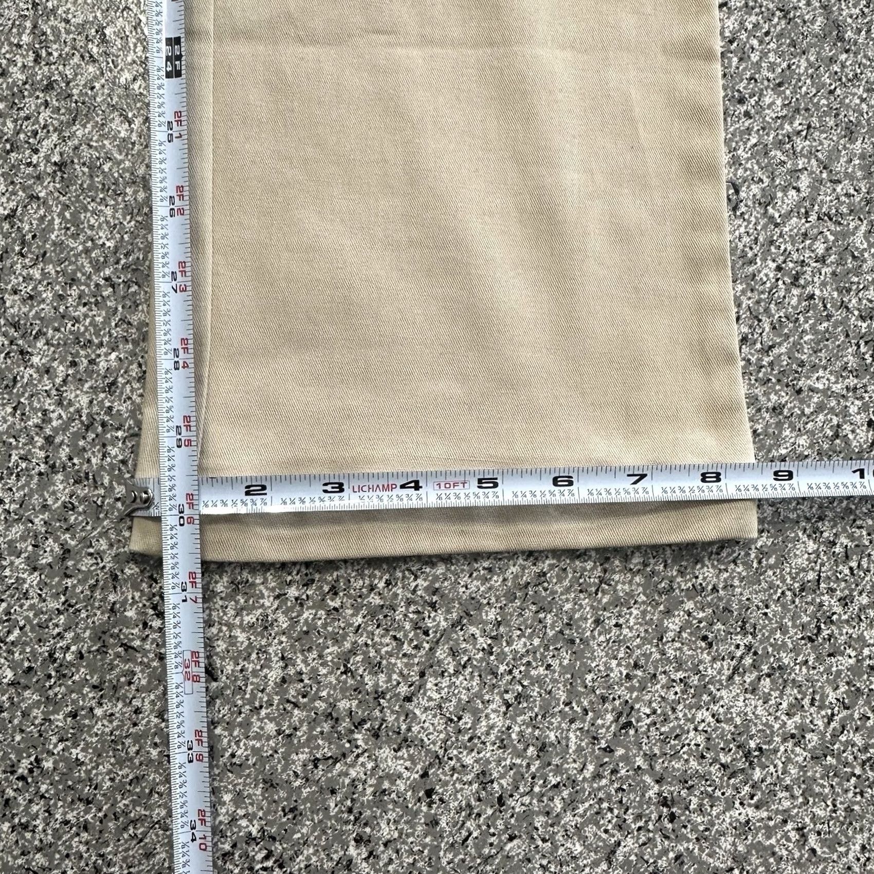 Old Navy Old Navy Beige Chino Pants Womens 8 High Rise Flare Stretch Regular Inseam 32 Size 30" / US 8 / IT 44 - 8 Thumbnail