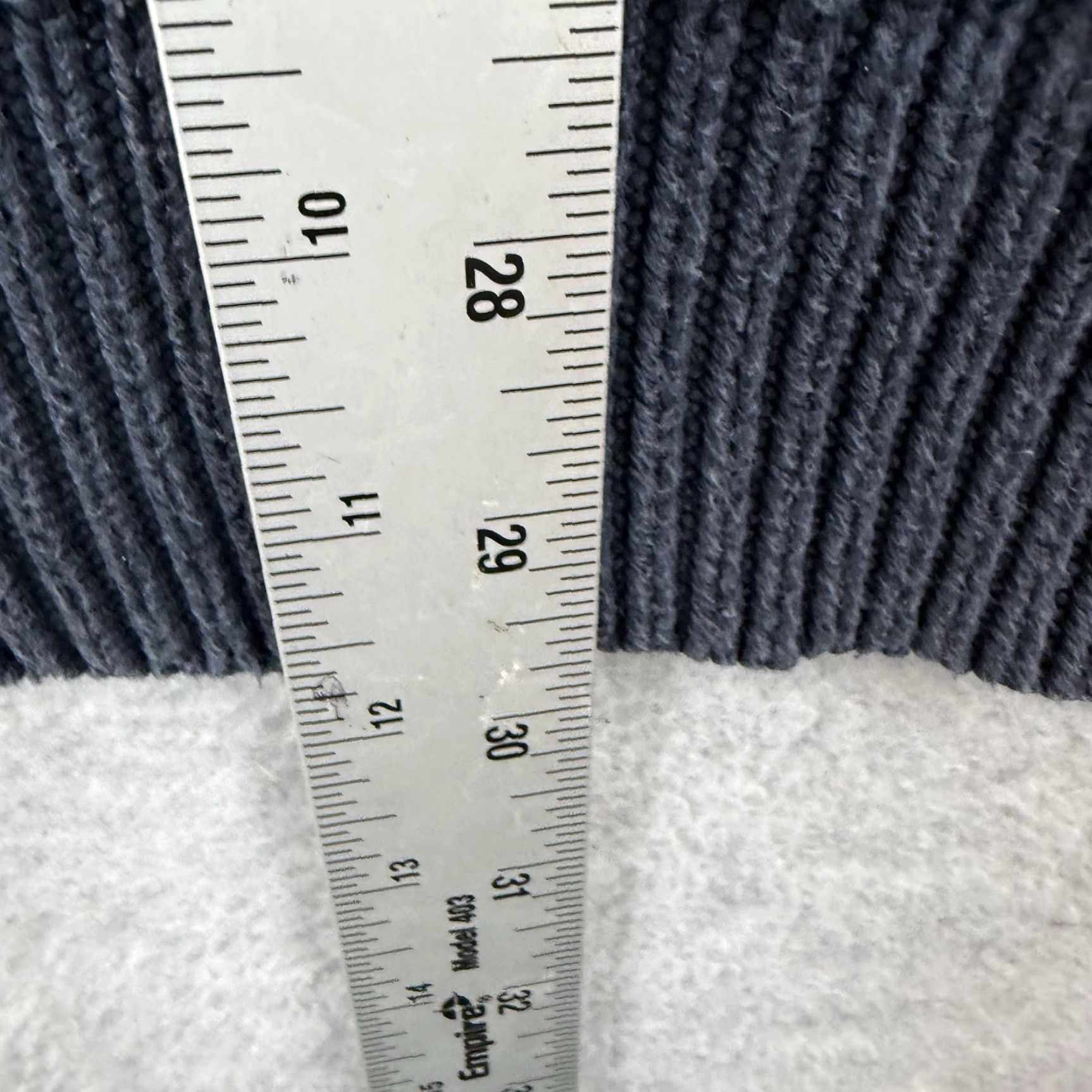 Vintage L.L. Bean Sweater Henley XL Navy Blue Mock Neck Knit Ribbed Waffle-Knit Casual Men’s Regular Size XL Navy Blue Size US XL / EU 56 / 4 - 6 Thumbnail
