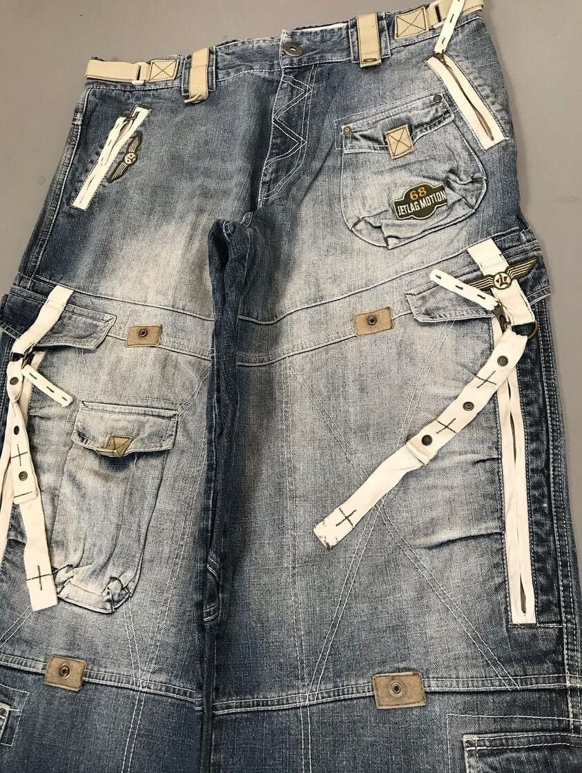 JNCO × Jet Lag × Southpole Rare vintage Jet lag multi pocket cargo denim Size US 38 / EU 54 - 2 Thumbnail