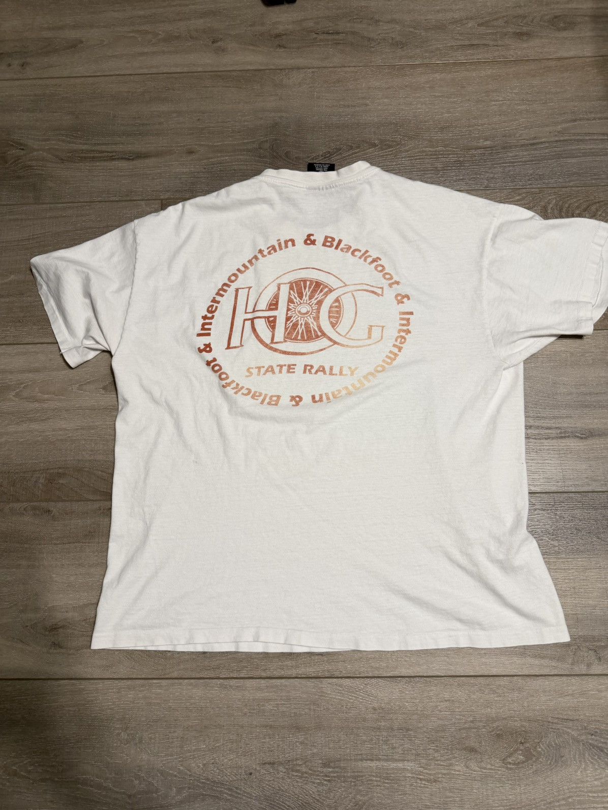 Harley Davidson Vintage White Harley Davidson T-Shirt Size US L / EU 52-54 / 3 - 2 Thumbnail
