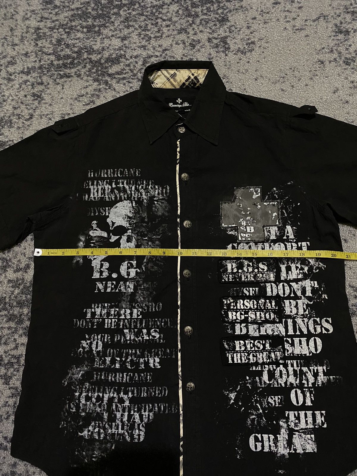Hysteric Glamour Y2k Berning sho skull ifsixwasnine Shirt Size US M / EU 48-50 / 2 - 9 Thumbnail