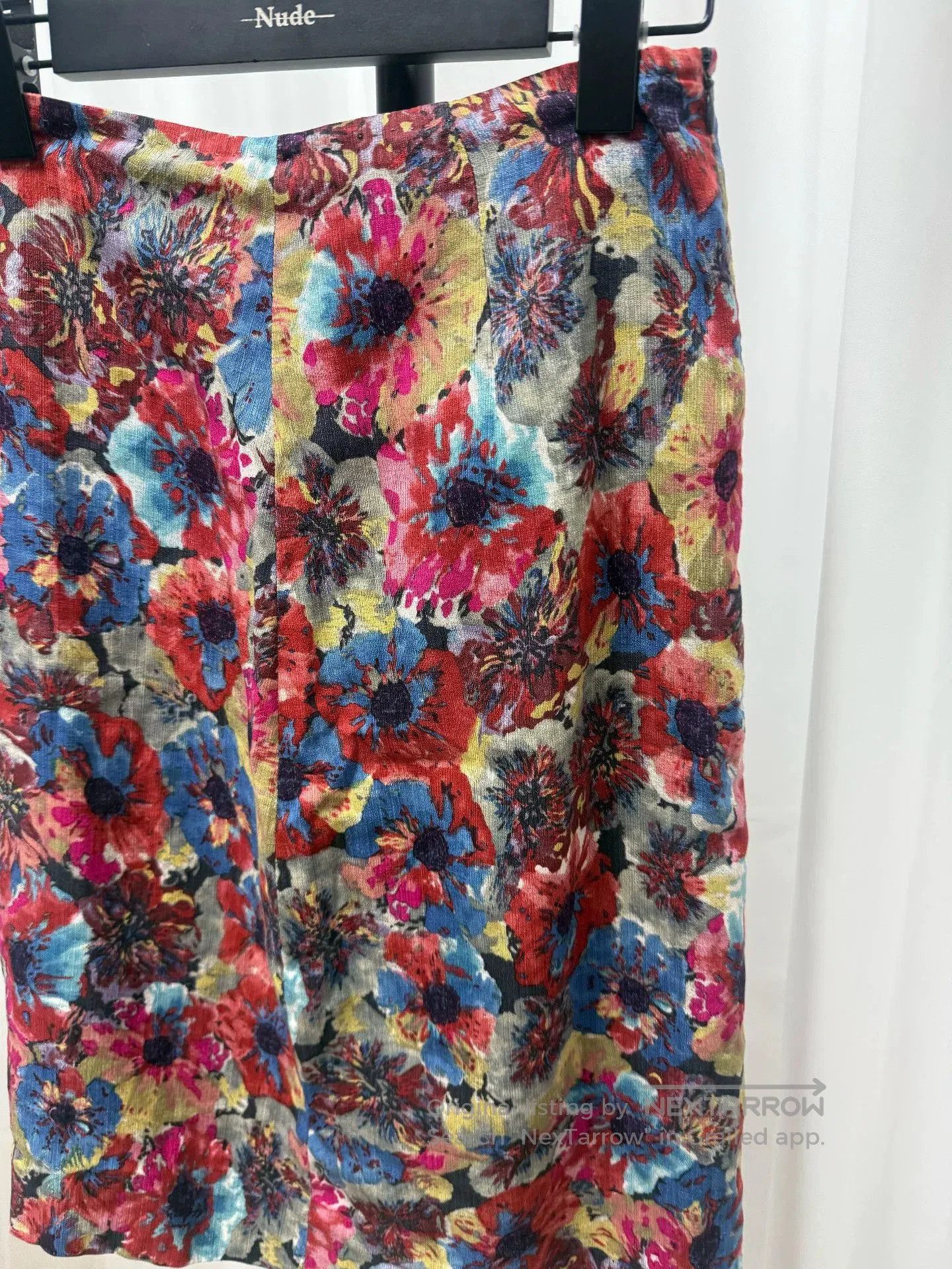 Dries Van Noten Dries van Noten Floral Oil Painting Skirt. Size 37" - 2 Thumbnail