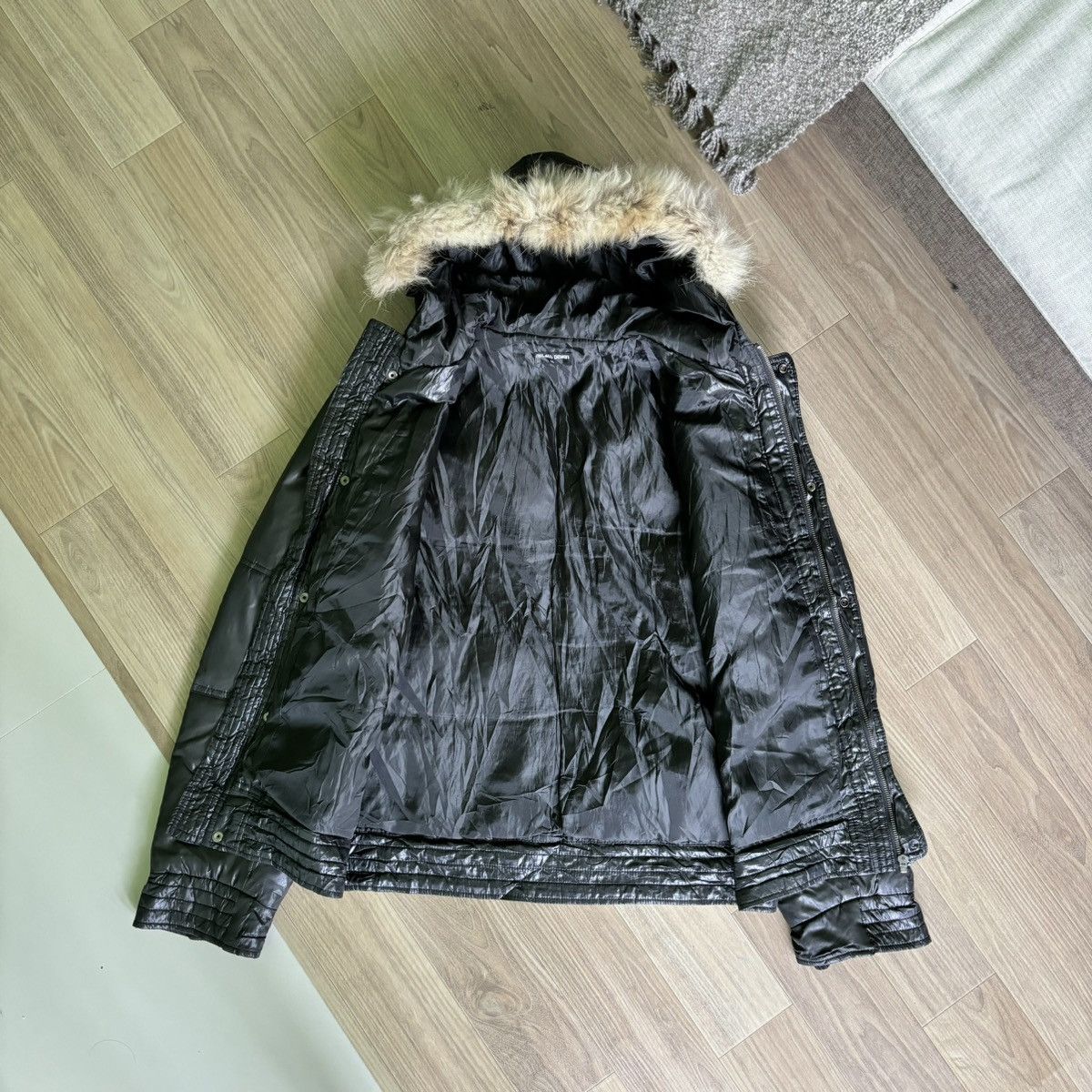 If Six Was Nine × Japanese Brand × Le Grande Bleu (L.G.B.) Nylaus Design Ifsixwasnine LGB Style fur jacket vintage Size US L / EU 52-54 / 3 - 7 Thumbnail
