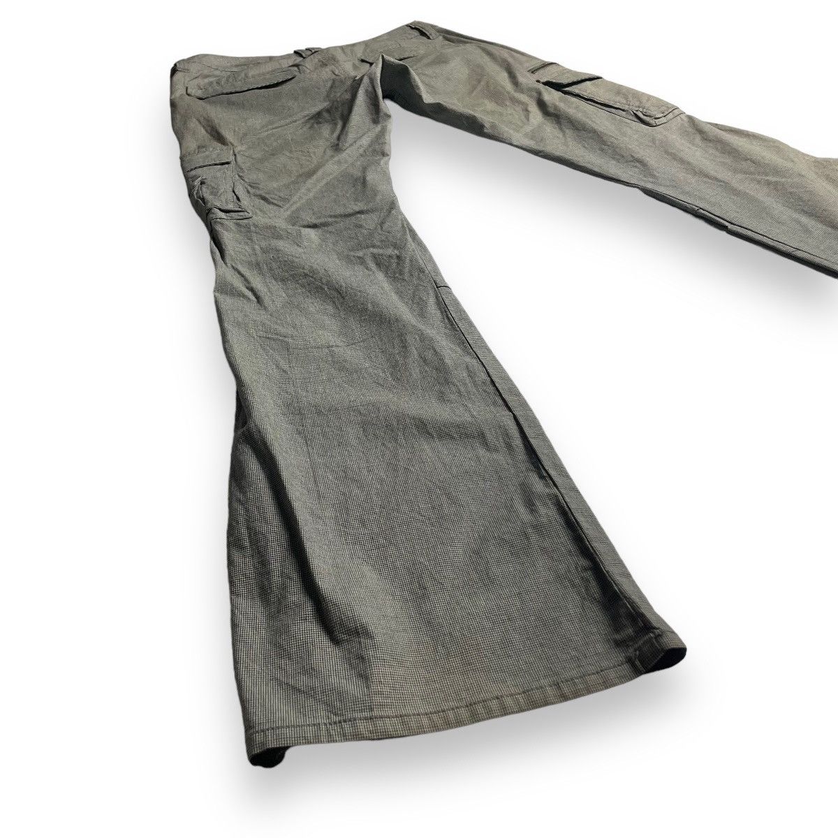 20471120 🇯🇵 VINTAGE ROOT THREE STRIPE FLARED CARGO PANTS Size US 32 / EU 48 - 10 Thumbnail