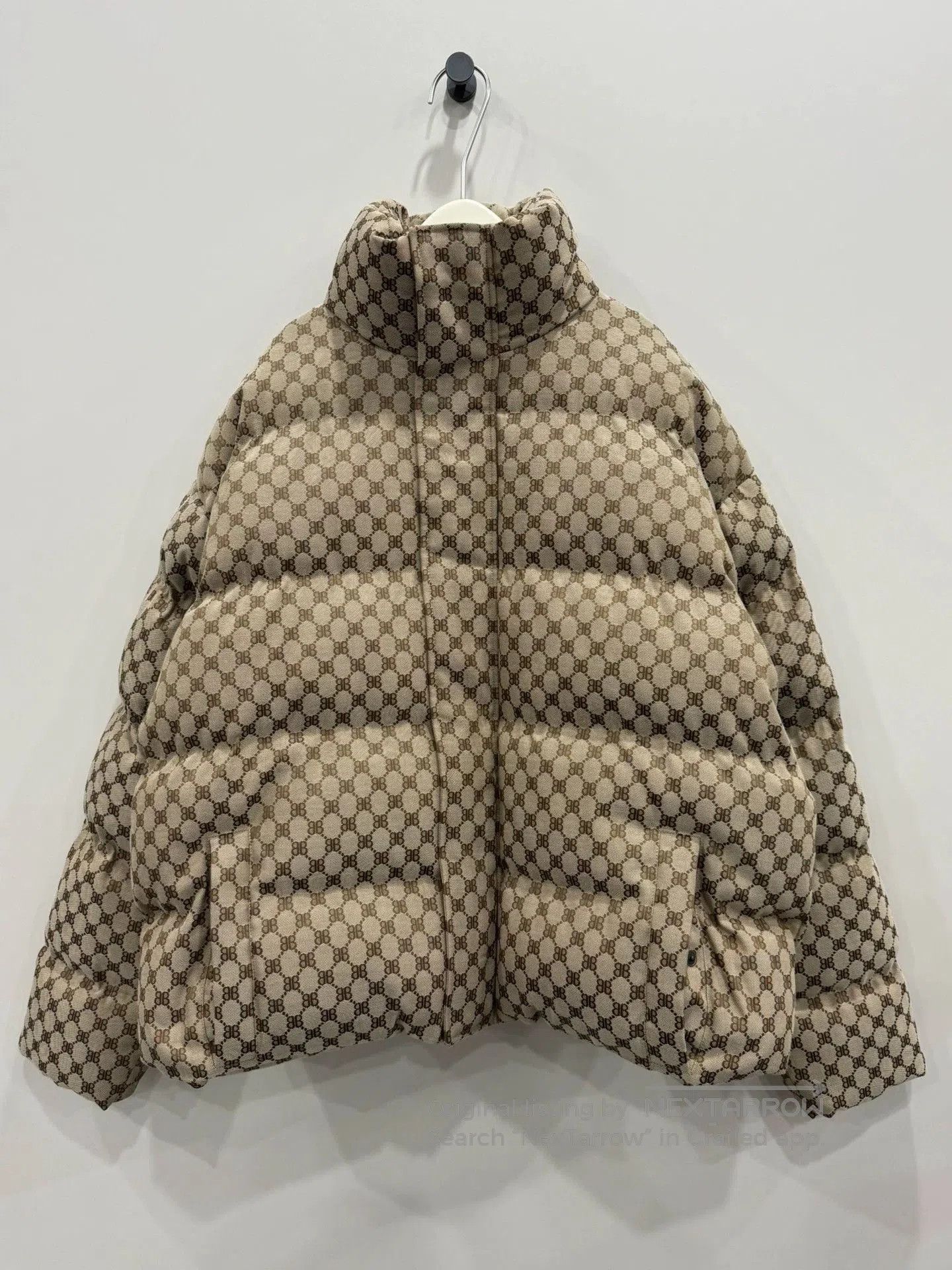 Balenciaga Gucci Monogram Puffer Jacket .