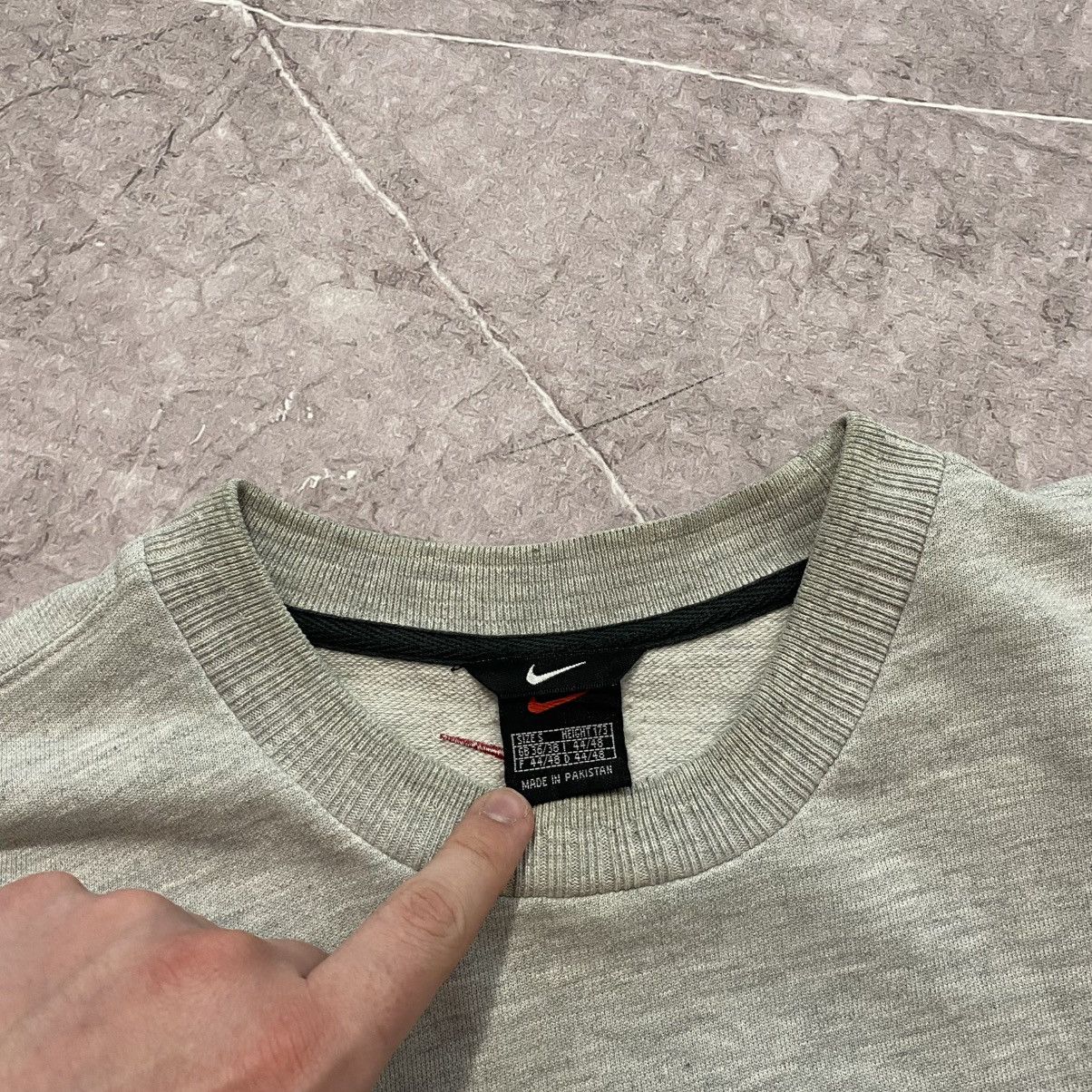 Nike × Vintage VINTAGE NIKE SWEATSHIRT BIG LOGO GREY 90s Size US M / EU 48-50 / 2 - 7 Thumbnail