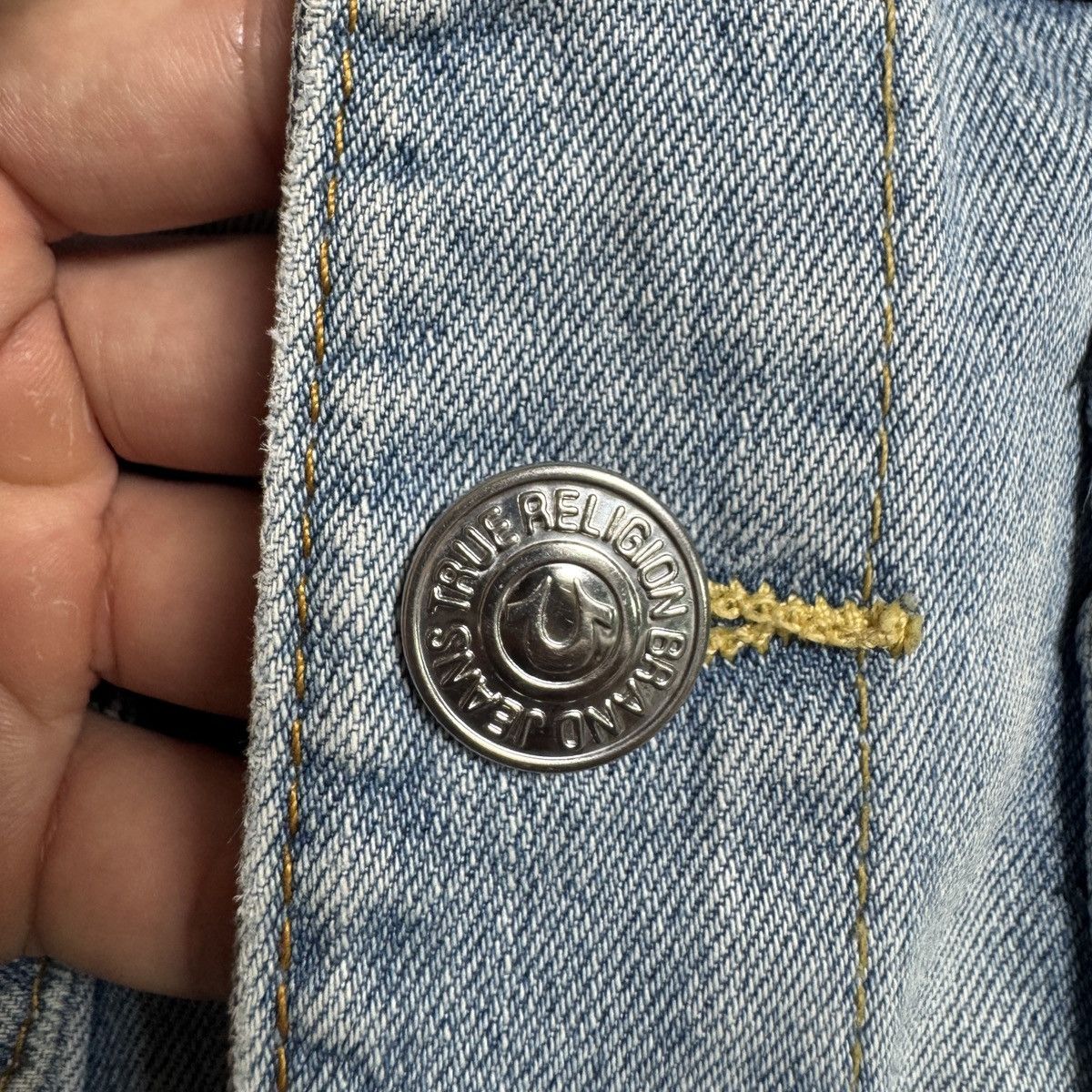 True Religion True Religion Trucker Jeans Jacket Levis type 3 style Y2k Size US L / EU 52-54 / 3 - 4 Thumbnail