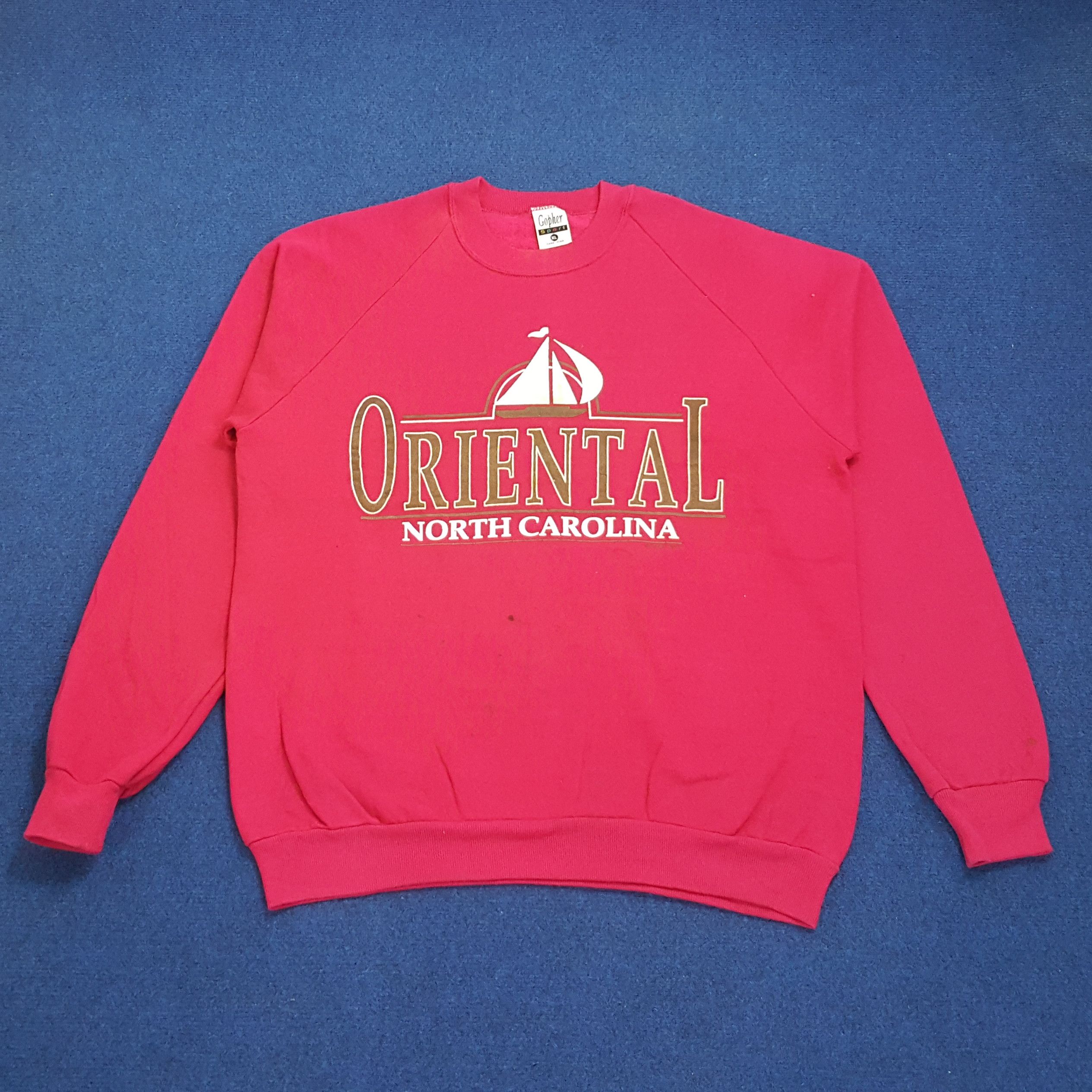 Vintage Vintage Oriental North Carolina Sweatshirts Size US L / EU 52-54 / 3 - 1 Thumbnail