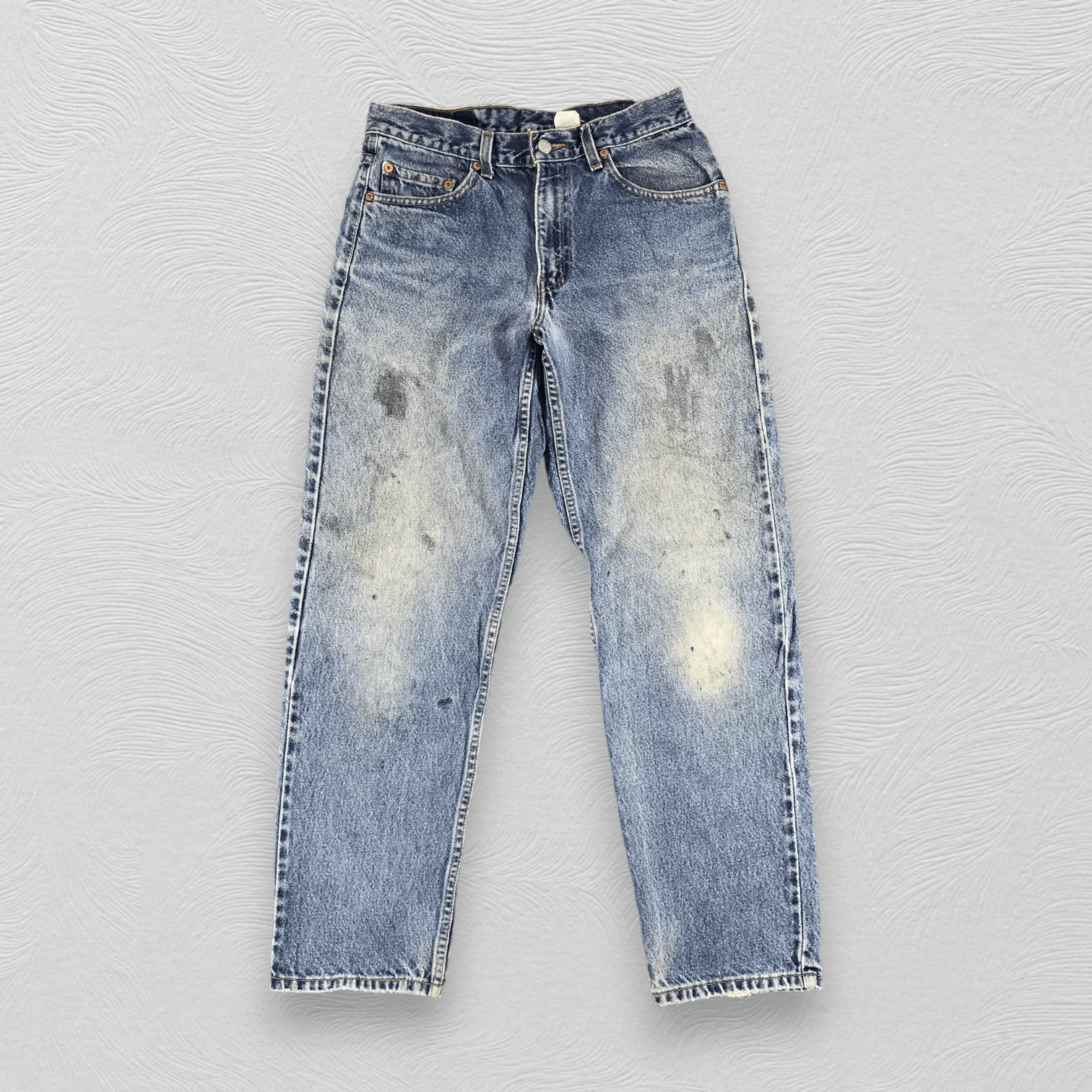 Levi's Vintage Levis 550 Jeans Dirty Faded Blue KJ211 Size US 29 - 1 Thumbnail