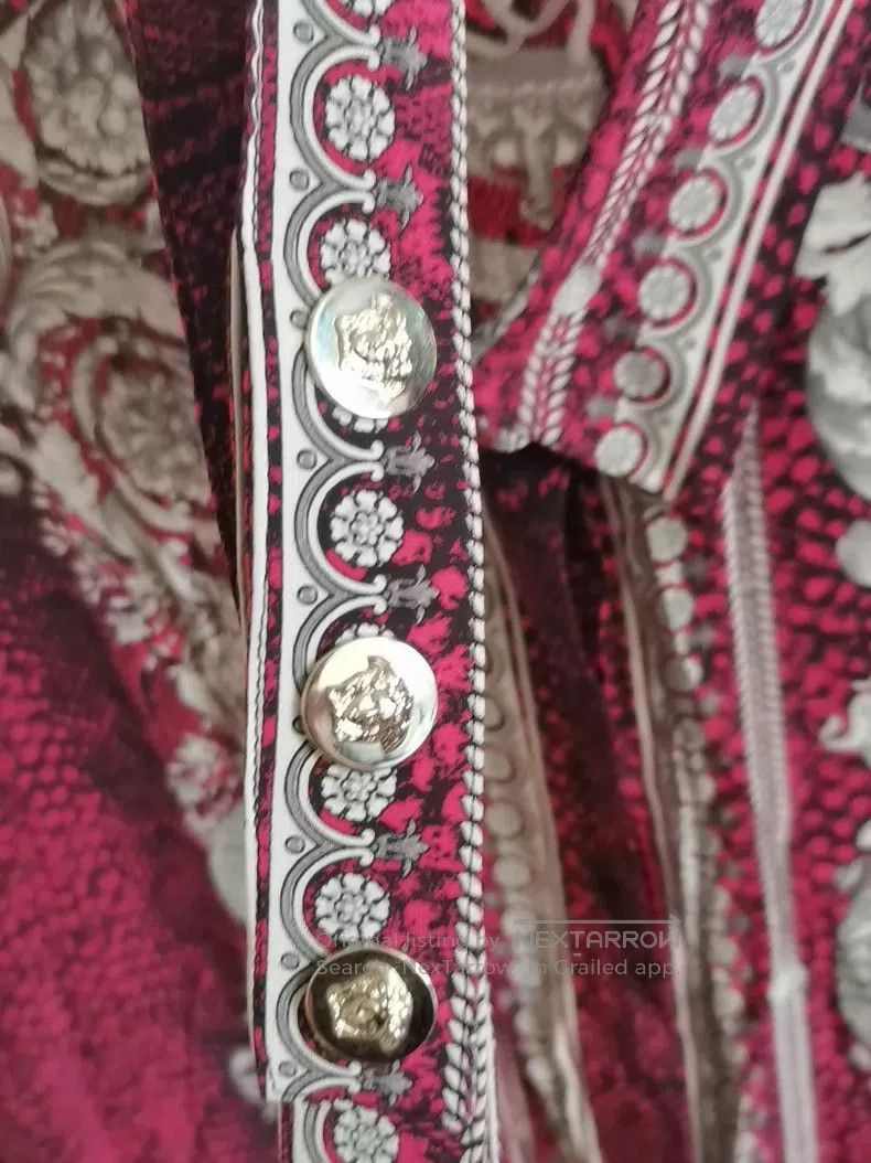 Versace Versace Silk shirt dress Size L / US 10 / IT 46 - 2 Thumbnail
