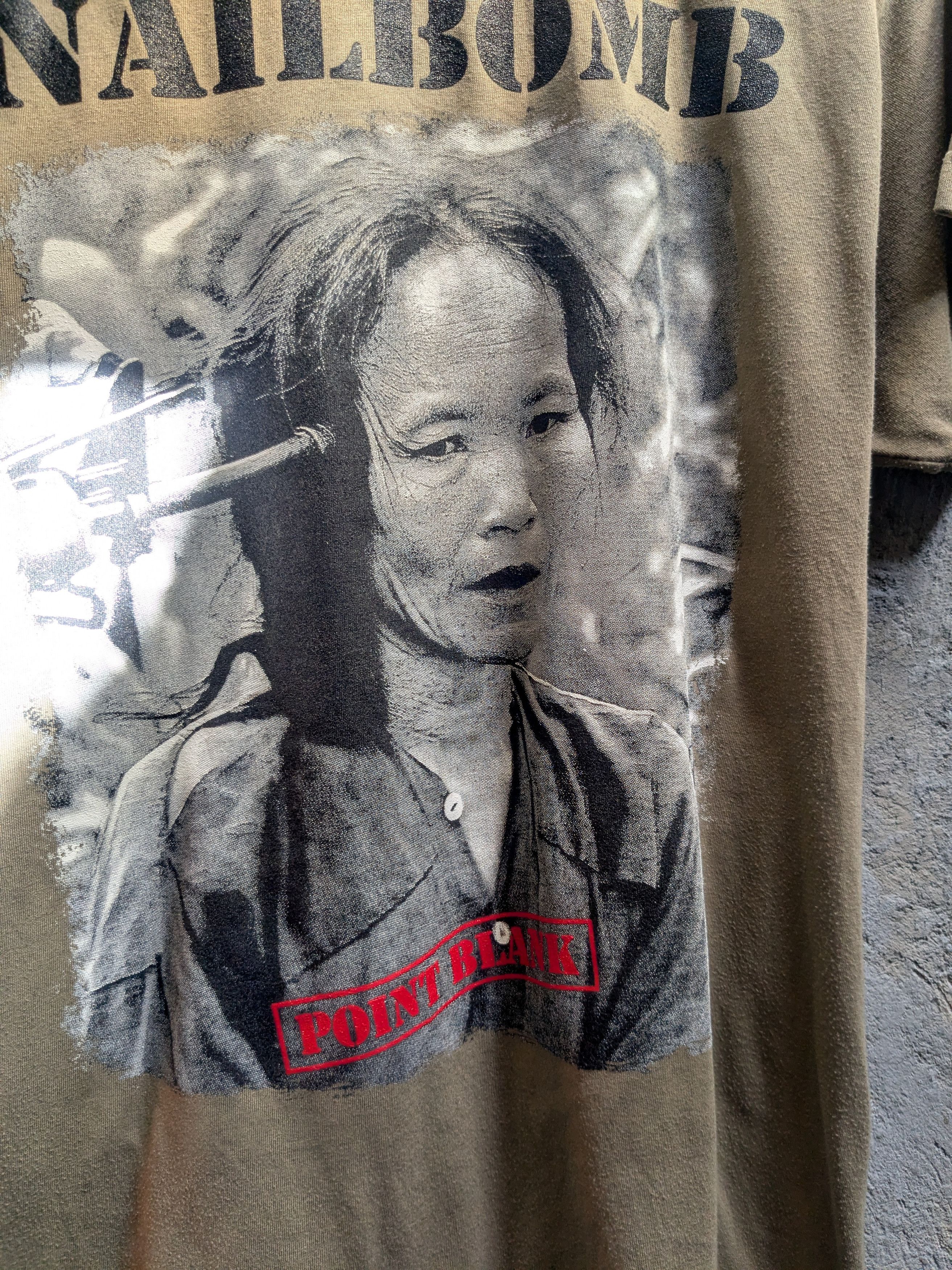 Vintage nailbomb point blank tshirt hardcore metal Size US L / EU 52-54 / 3 - 3 Thumbnail