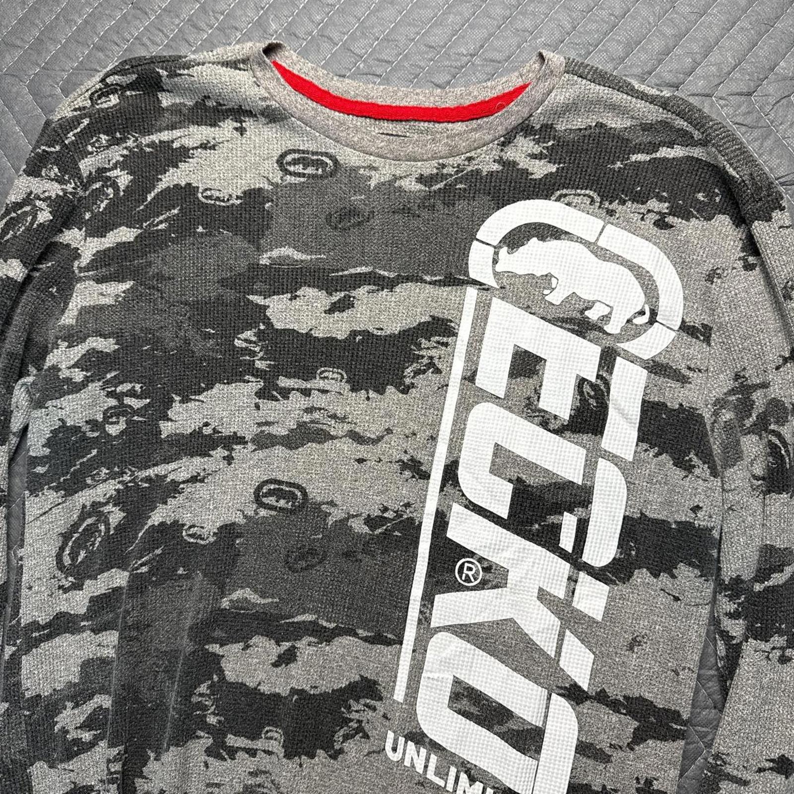 Ecko Unltd. Y2K Ecko Unlimited thermal long sleeve mens large Size US L / EU 52-54 / 3 - 1 Thumbnail