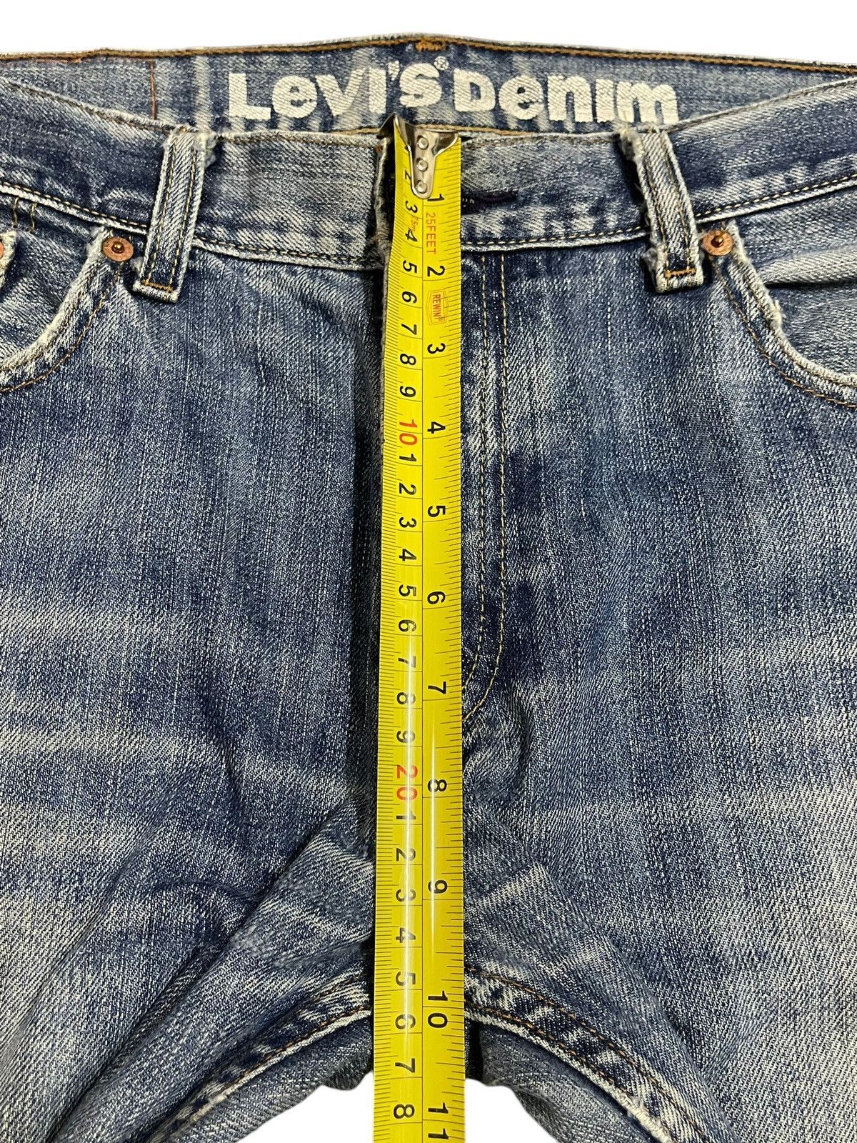 Levi's Vintage 90s Levis 502 Faded Wash Distress Loose Jeans Size US 33 - 16 Thumbnail
