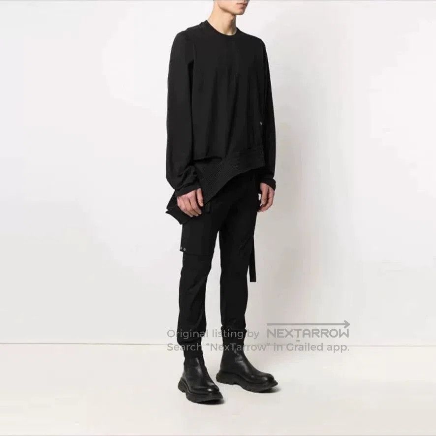 Rick Owens Drkshdw Rick Owens DRKSHDW Torn Hem Crewneck Sweatshirt. Size US XS / EU 42 / 0 - 5 Thumbnail