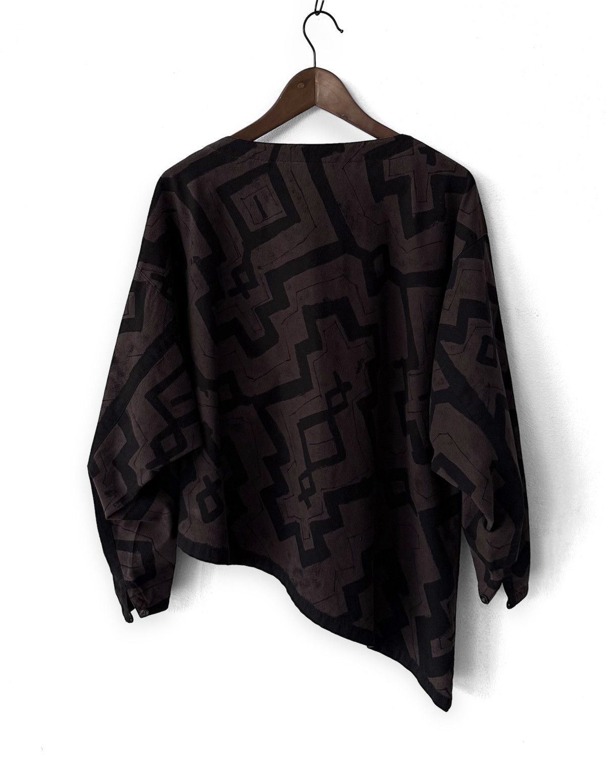 Issey Miyake IS ISSEY MIYAKE ASYMMETRIC ZIP JACKET SHIRT Size US M / EU 48-50 / 2 - 5 Thumbnail