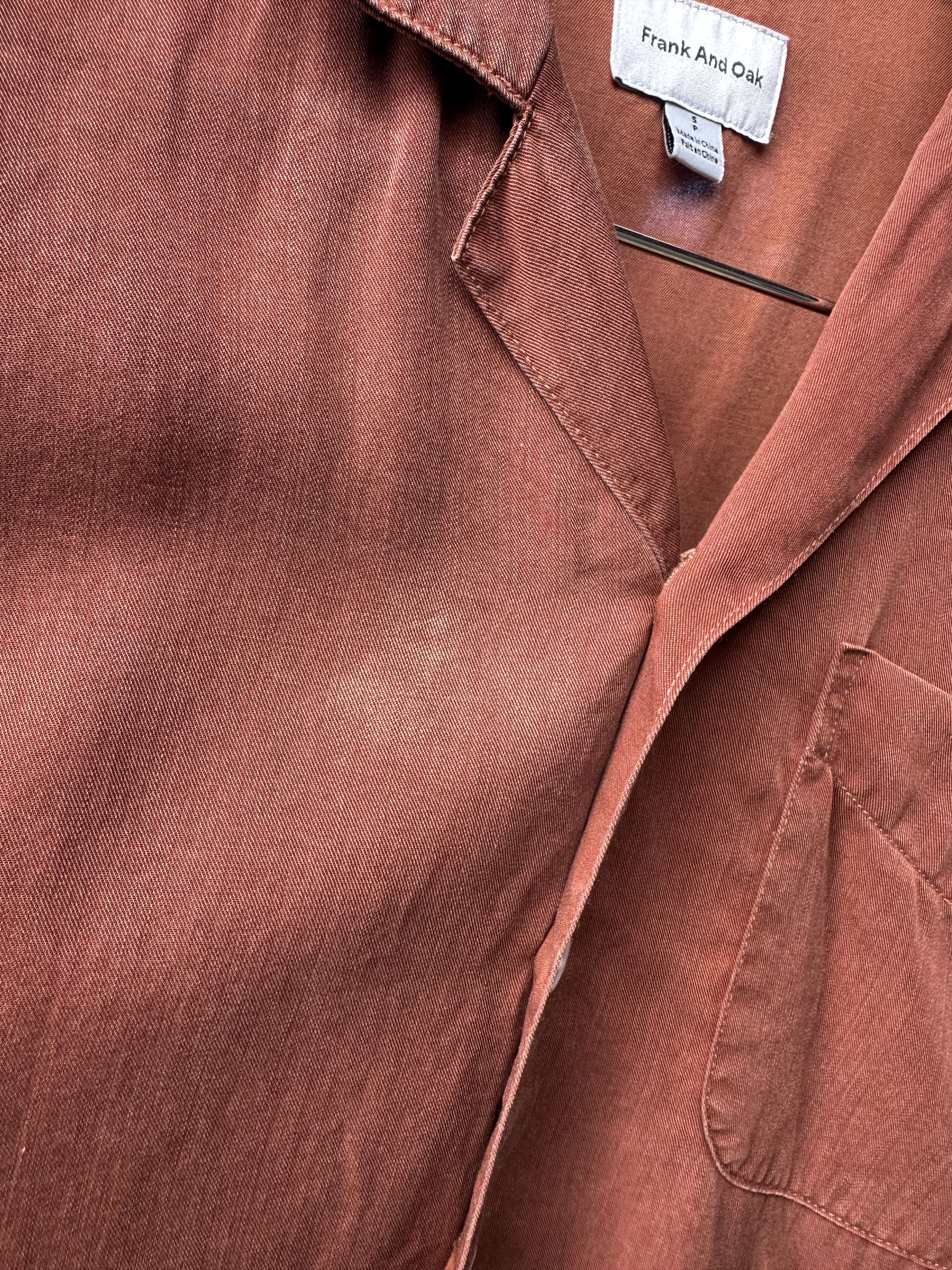 Frank & Oak Tencel Camp Collar Size US S / EU 44-46 / 1 - 3 Thumbnail