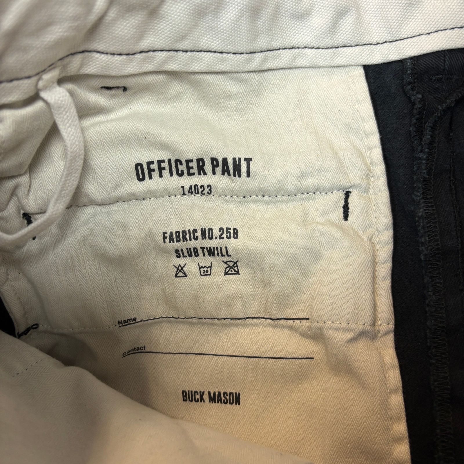 Buck Mason Buck Mason Officer Slub Twill Chino Pants Men's 29x26.5 Size US 29 - 4 Thumbnail