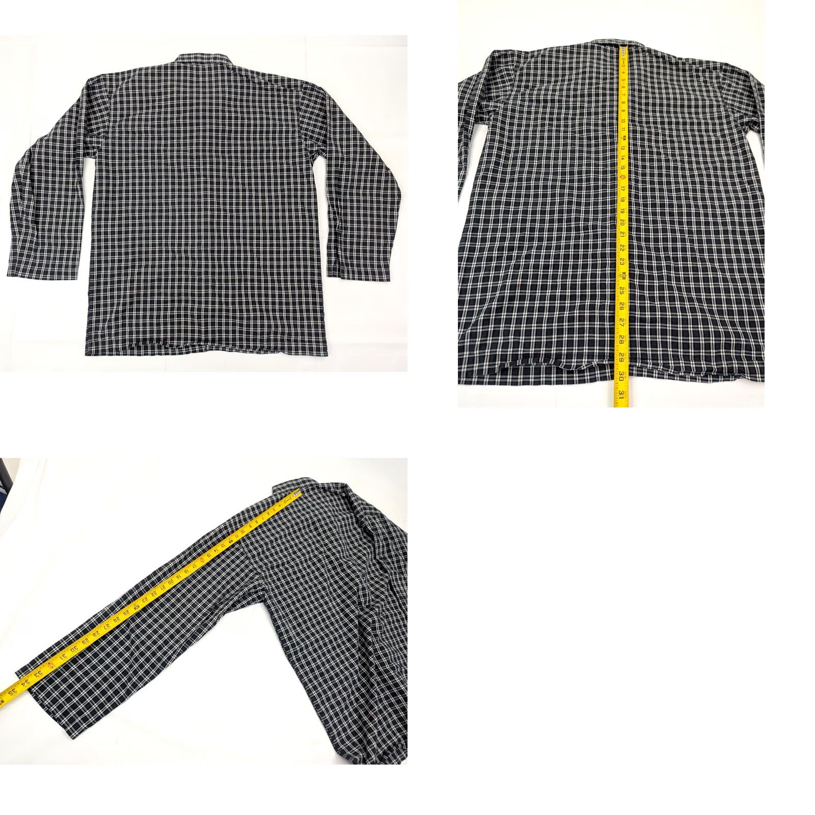 Polo Ralph Lauren VINTAGE Polo Ralph Lauren Shirt Mens S Green Plaid Check Lightweight Cotton Button Full Button Closure Sleepwear Size US S / EU 44-46 / 1 - 8 Thumbnail