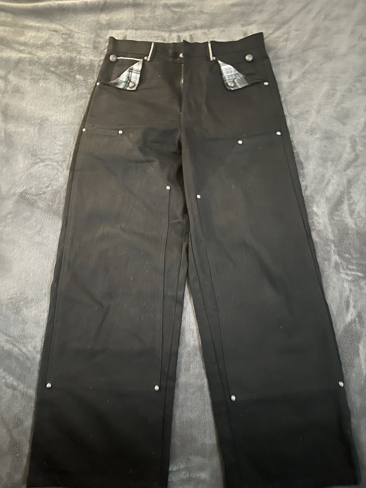 Vintage Ditch Double Knee Selvedge Denim Size US 32 / EU 48 - 1 Thumbnail