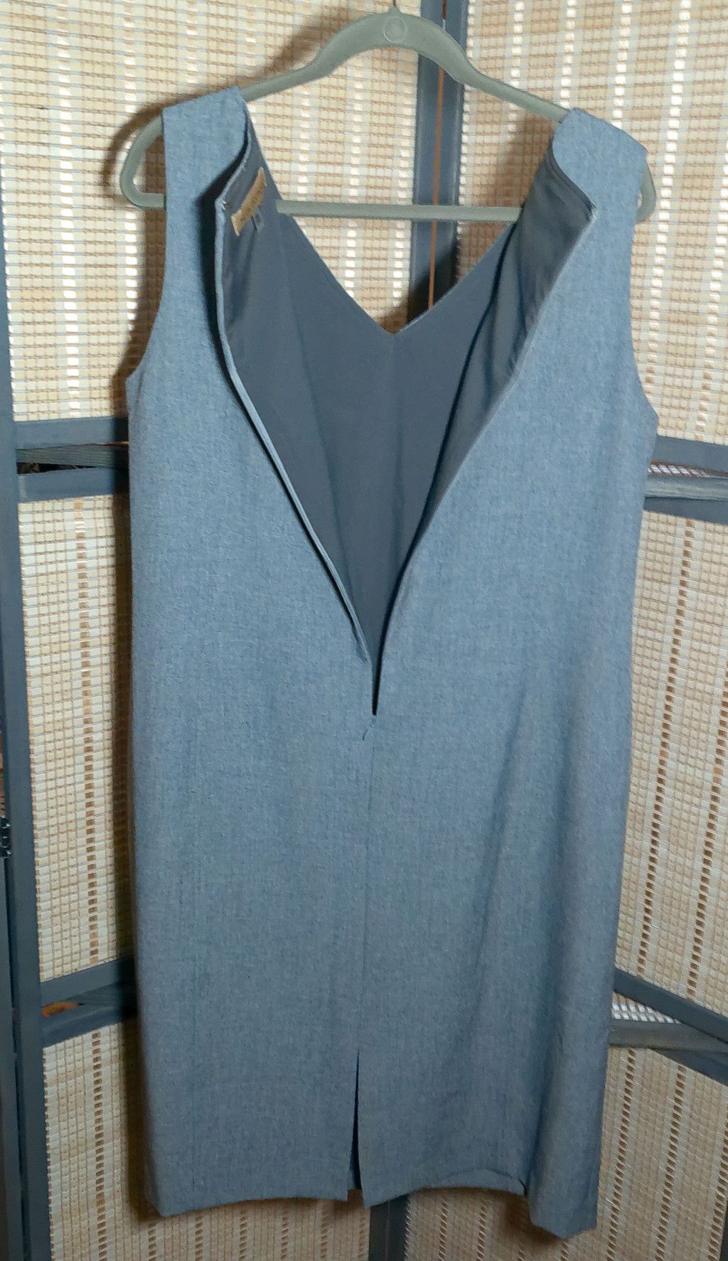 Other Nipon Boutique Sleeveless Charcoal Shift Dress Size M / US 6-8 / IT 42-44 - 3 Thumbnail