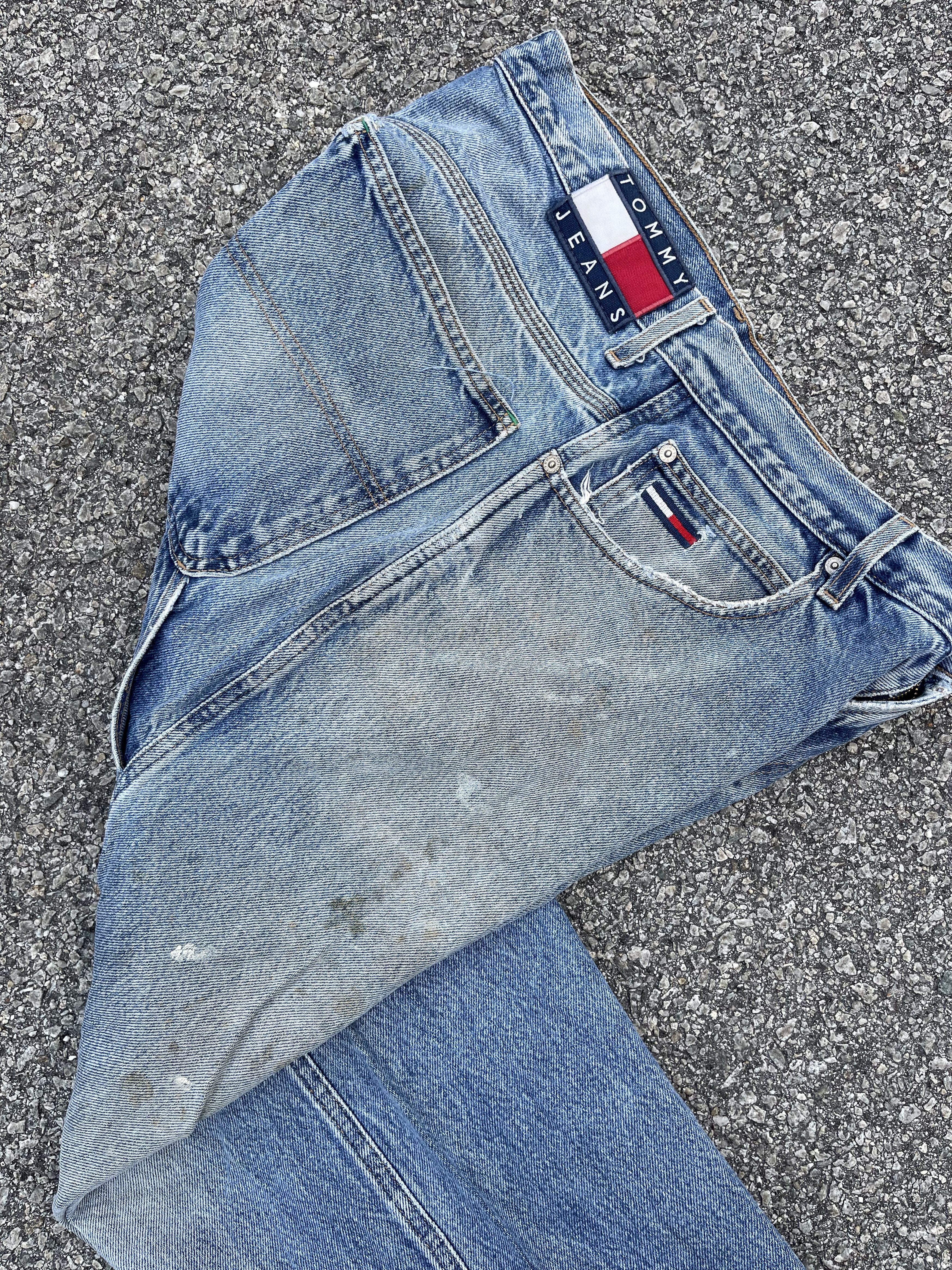 Tommy Hilfiger 90s Tommy Hilfiger Crazy Baggy Carpenter Wide Leg Travis Size US 32 / EU 48 - 11 Thumbnail