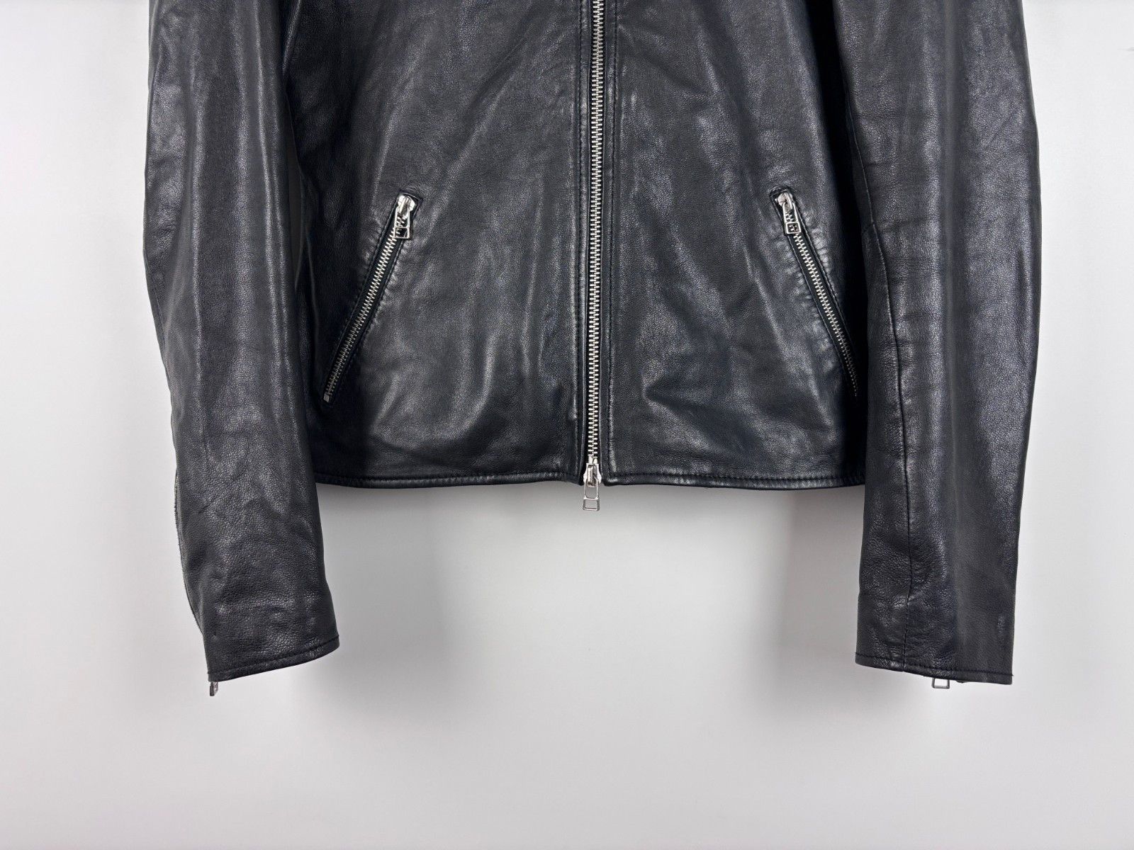 GOOSECRAFT Womens Goosecraft Leather Jacket Black Size S Size S / US 4 / IT 40 - 3 Thumbnail