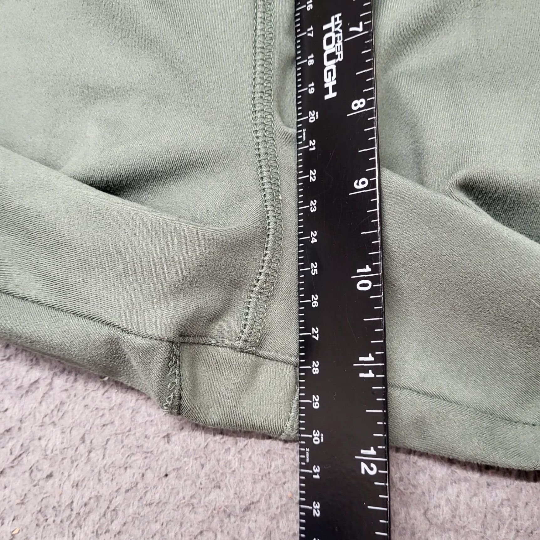 Jockey Jockey Capri Legging Womens XL Moss Green Activewear Yoga Athletic Exercise Pockets Easy Care Stretch Size 40" / US 18 - 7 Thumbnail