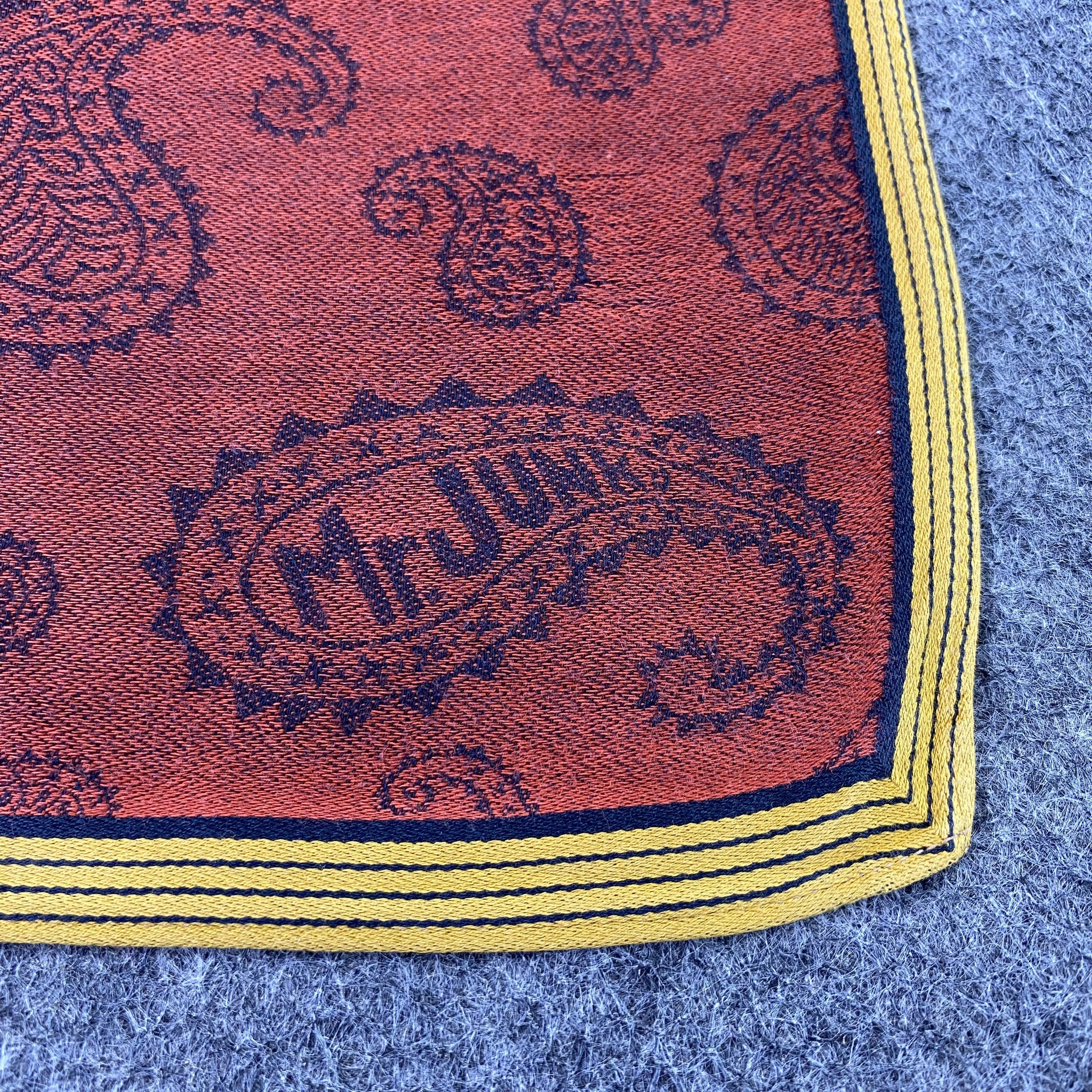 Japanese Brand Mr.Junko Handkerchief Neckerchief Bandana-B1951 Size ONE SIZE - 7 Thumbnail