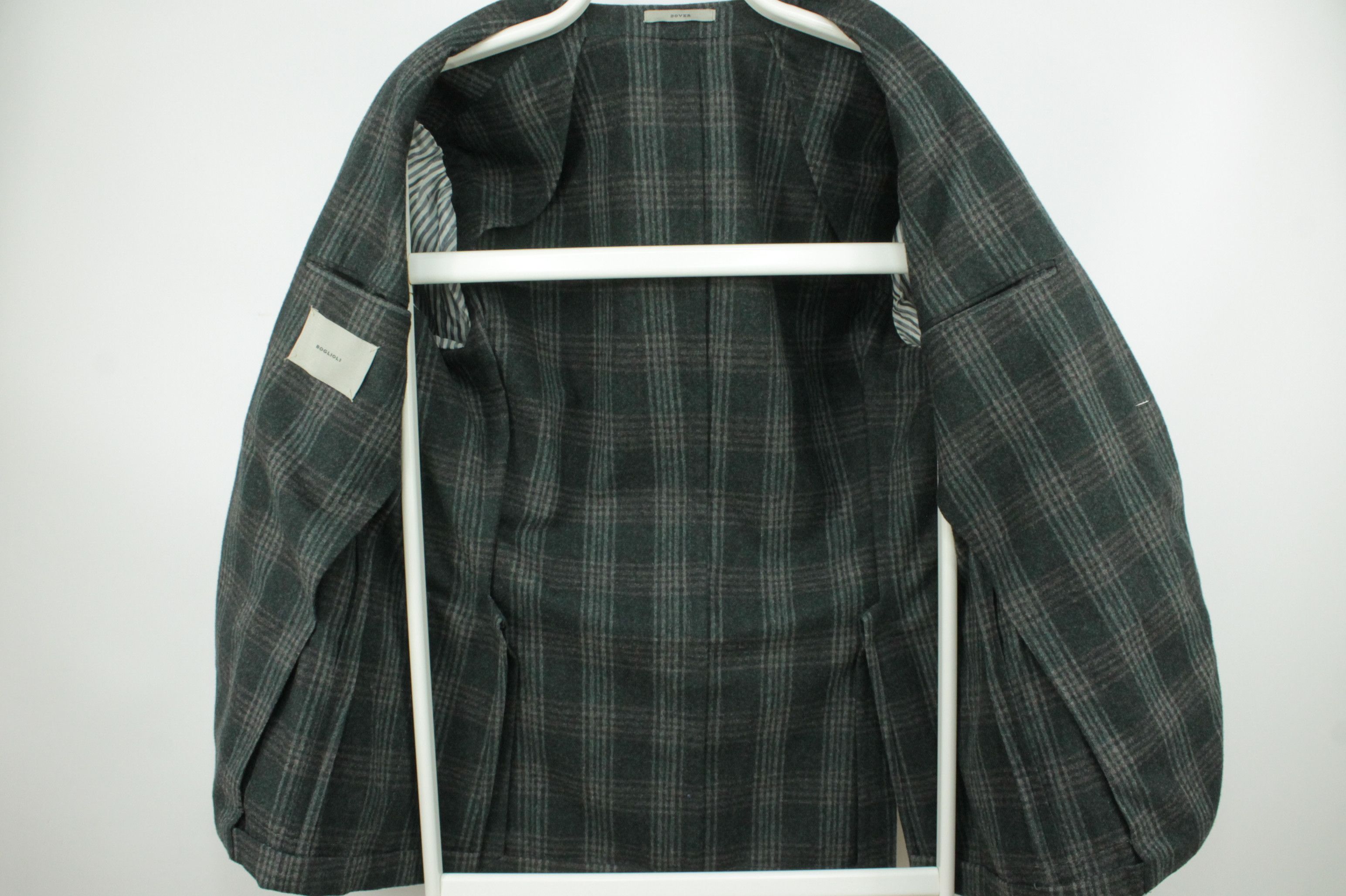 Boglioli Boglioli Dover Check Flannel Wool Slim Fit Sport Coat Jacket Size US M / EU 48-50 / 2 - 6 Thumbnail