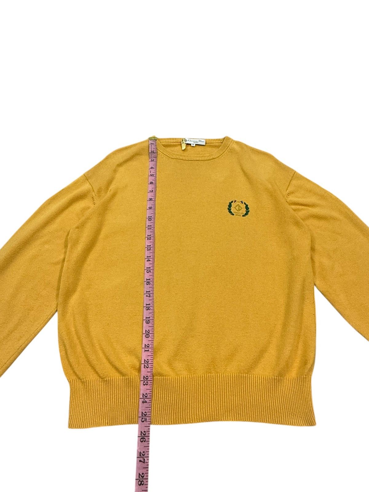 Christian Dior Monsieur VINTAGE CHRISTIAN DIOR CREST LOGO CREWNECK SWEATER Size US M / EU 48-50 / 2 - 11 Thumbnail