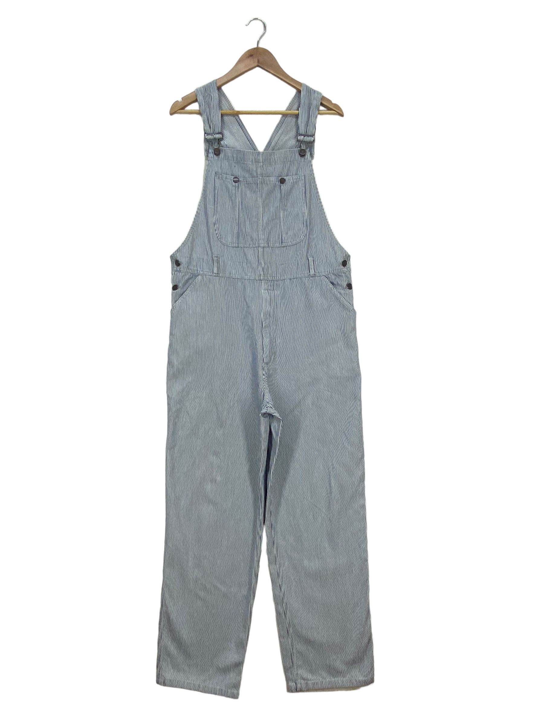 Vintage Dog House Carpenter Bib Overalls Light Wash Jeans Size US 39 - 2 Thumbnail