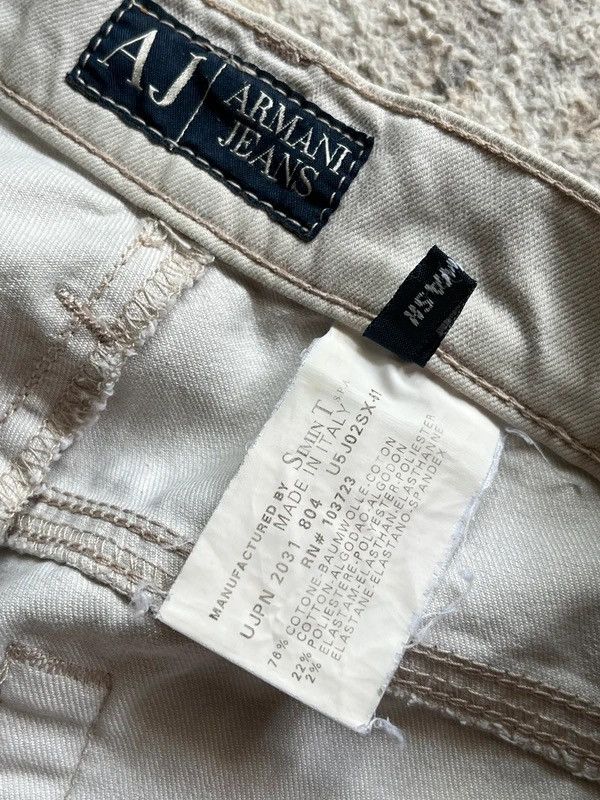Armani Armani Jeans Size 29 Made in Italy Flared Pants Rare 2000s Size 29" - 7 Thumbnail