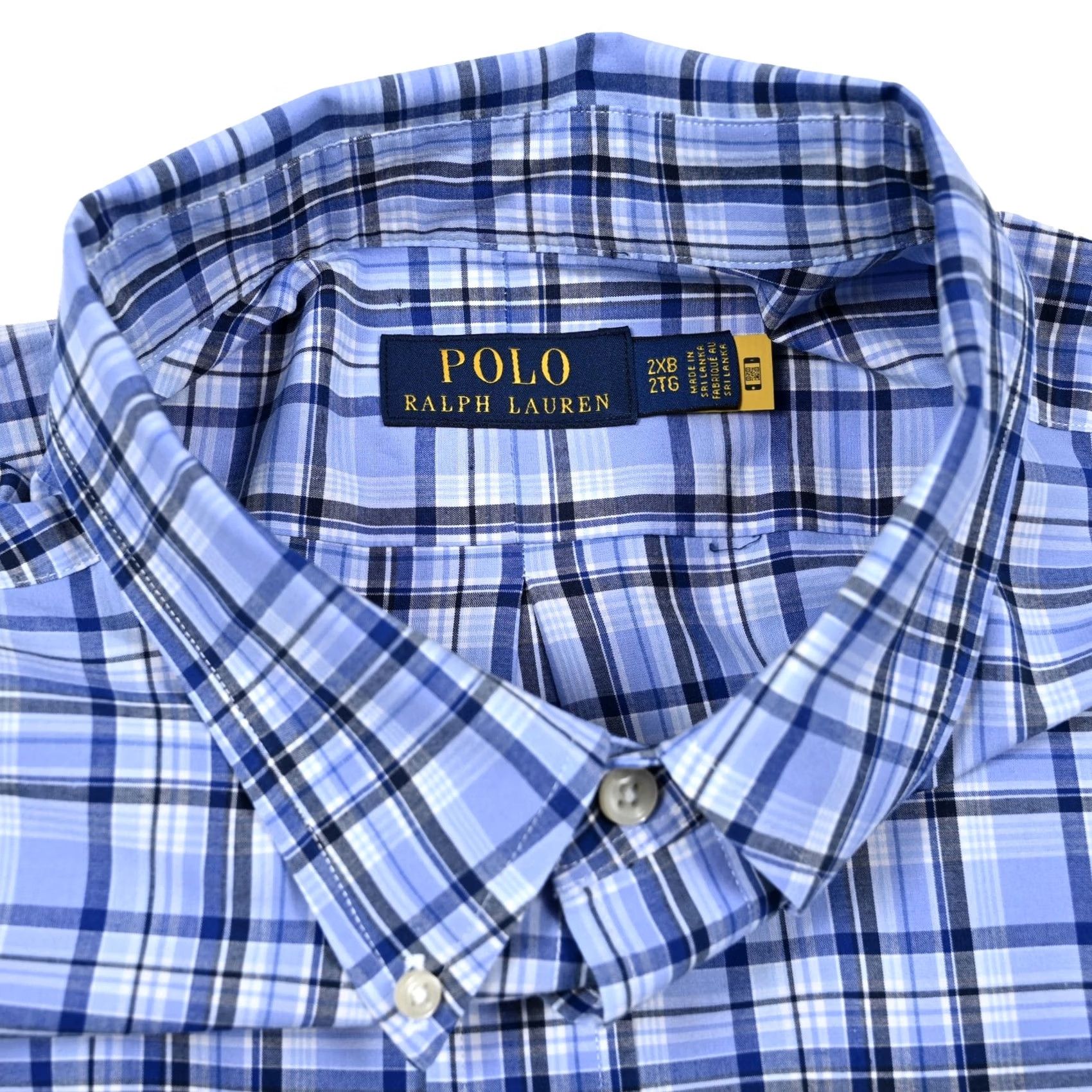 Polo Ralph Lauren Polo Ralph Lauren Shirt Mens 2XB Plaid Button Down Long Sleeve Performance Pony Size US XXL / EU 58 / 5 - 6 Thumbnail