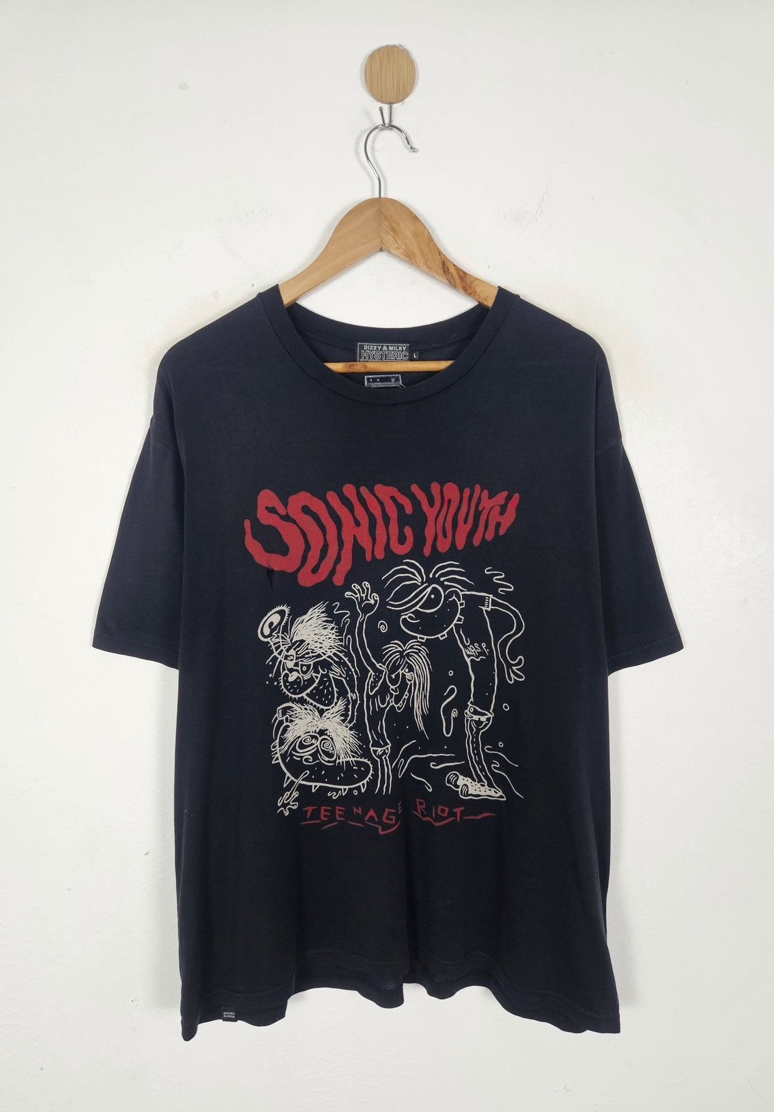 Hysteric Glamour Hysteric Glamour Sonic Youth Teenage Riot shirt Size US L / EU 52-54 / 3 - 1 Thumbnail