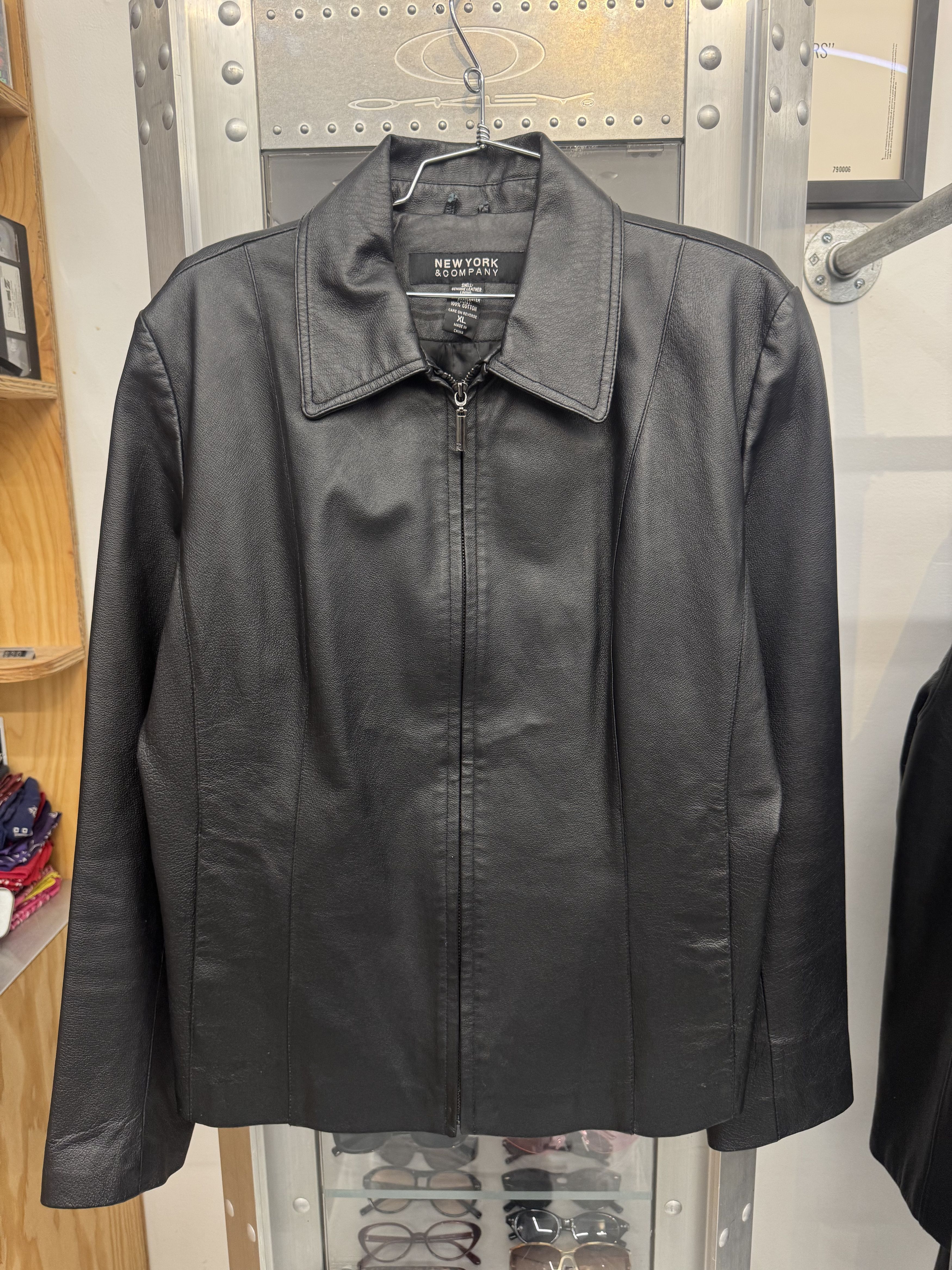 Other NY&Co Leather Jacket Size XL / US 12-14 / IT 48-50 - 1 Thumbnail