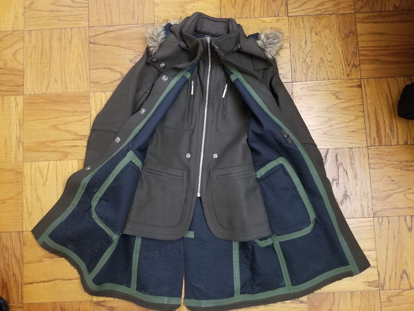 Costume National Costume National men coat wool Blend coat Size US XS / EU 42 / 0 - 8 Thumbnail