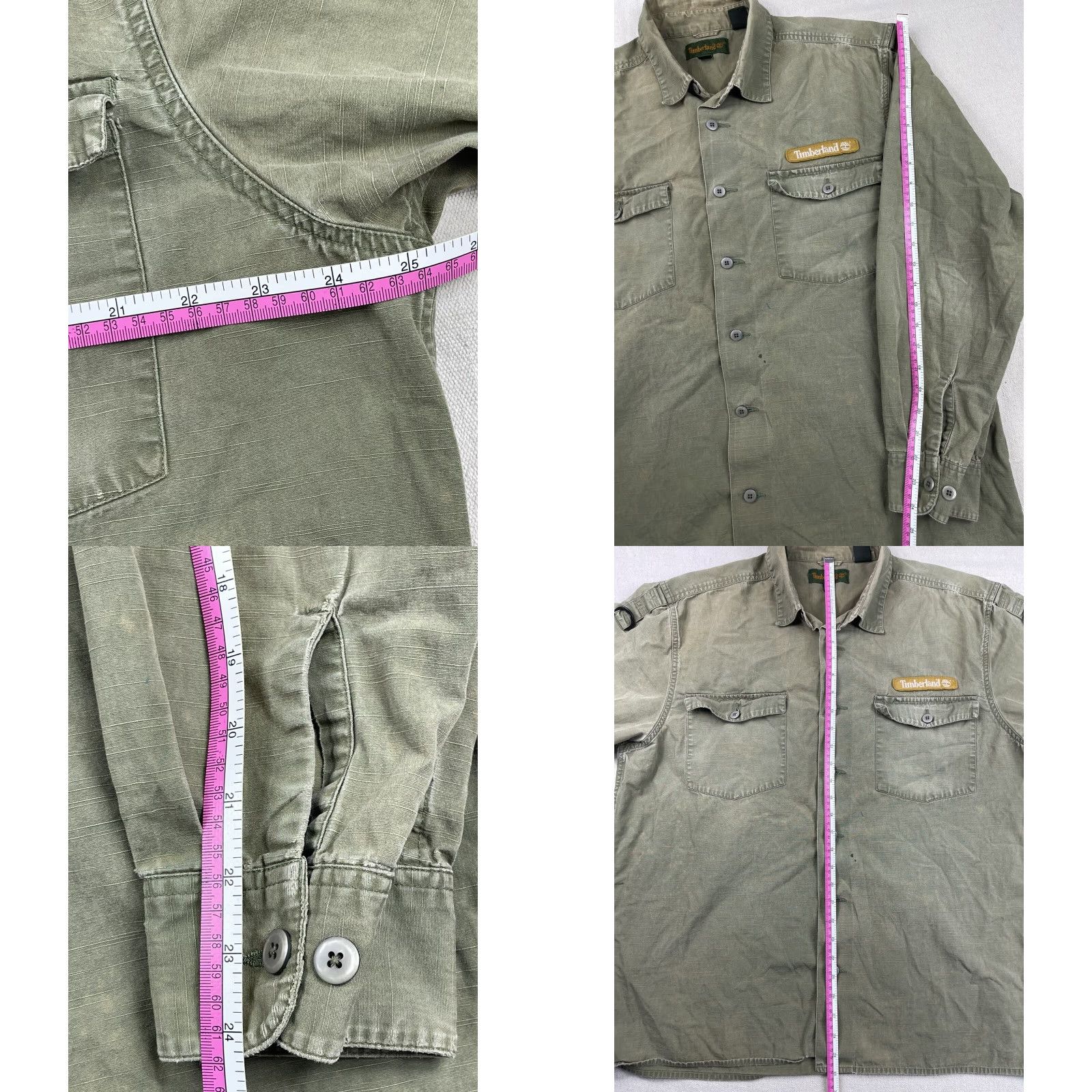 Timberland VINTAGE Timberland Military Jacket XL Green Distressed Classic Outdoor Mens Size US XL / EU 56 / 4 - 8 Thumbnail