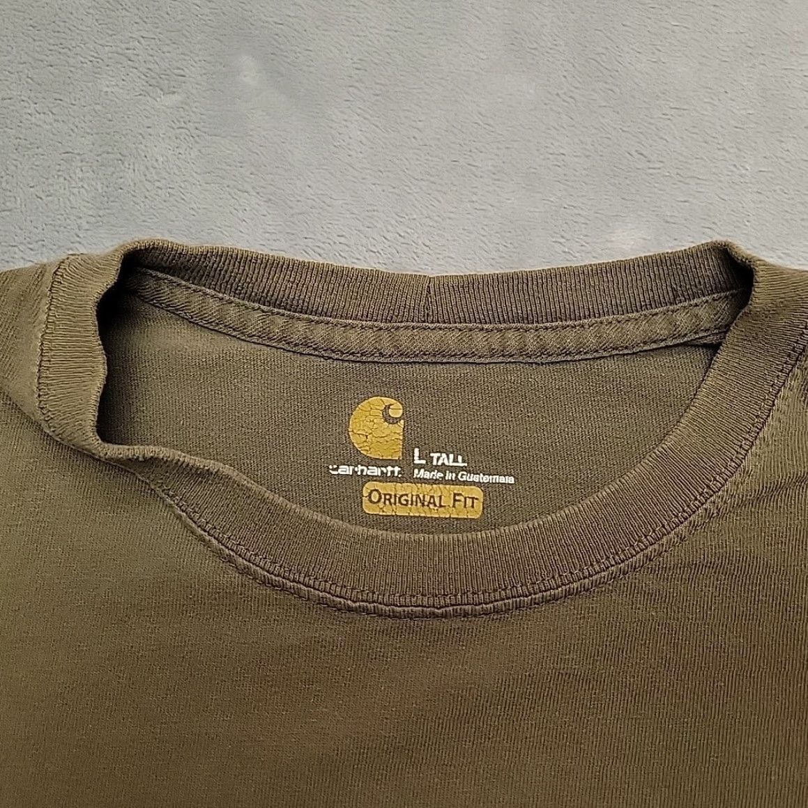 Carhartt Carhartt Shirt Men LT Green Original Fit Short Sleeve Crewneck Pocket T K87 Shirt Mens LT Green Crewneck Pocket Short Sleeve Original Fit Size US L / EU 52-54 / 3 - 5 Thumbnail