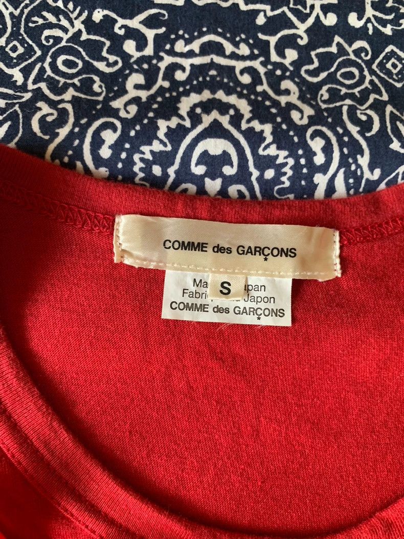Comme des Garcons Comme des Garcons Red vintage rose flower top Size S / US 4 / IT 40 - 6 Thumbnail