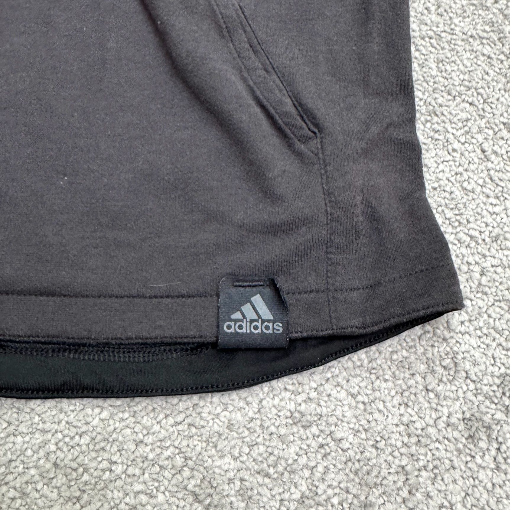 Adidas Adidas Climalite Jacket Vest 1/2 Zip Medium Gray Black RARE Mens Size US M / EU 48-50 / 2 - 3 Thumbnail