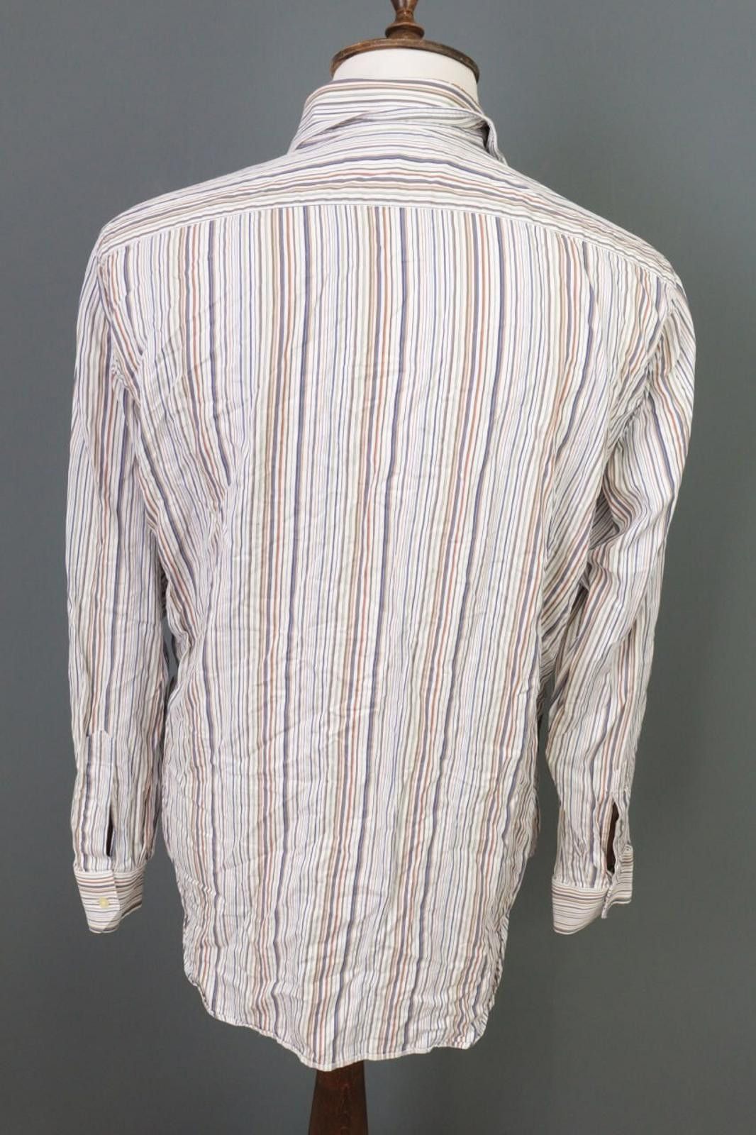 Etro Etro Multicolor Stripe Button Dress Shirt Size 42 Size US M / EU 48-50 / 2 - 7 Thumbnail