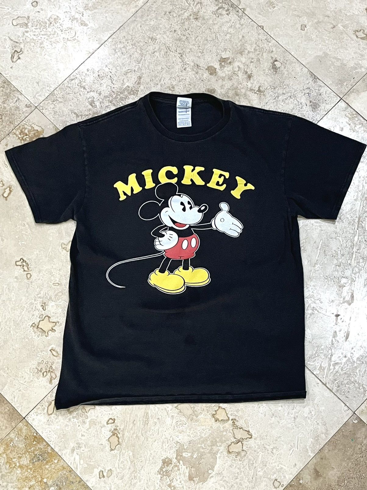 Mickey Mouse 90’s Y2K Faded Mickey Mouse Graphic Tee Size US M / EU 48-50 / 2 - 1 Thumbnail