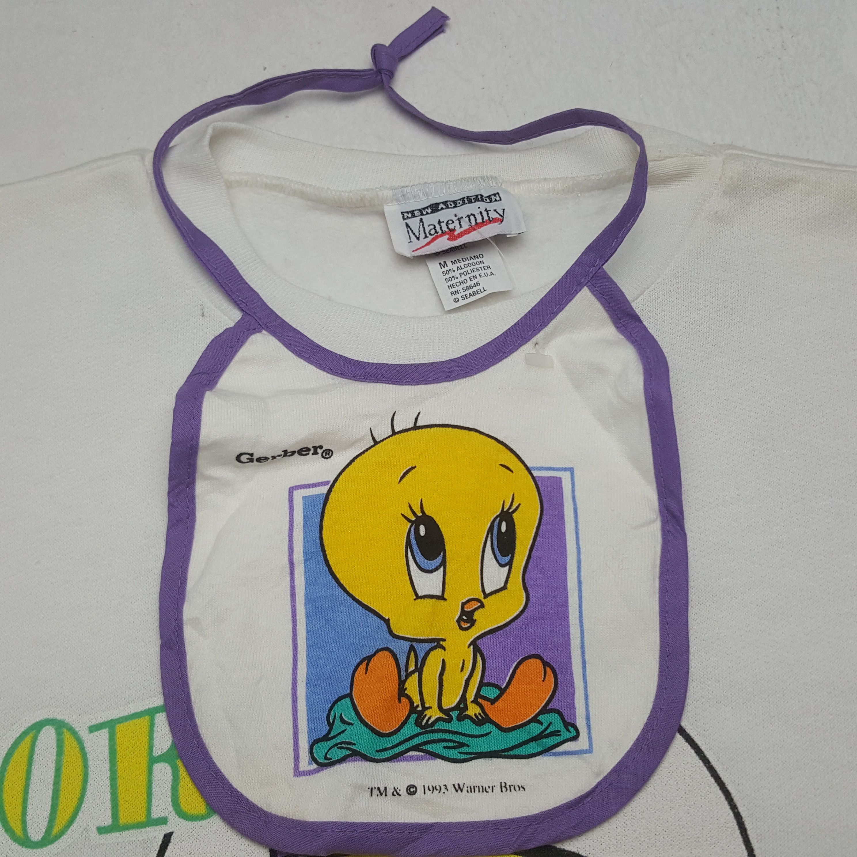 Warner Bros Vintage 90's Tweety Bird Born To Be Wild Sweatshirt RR6 Size US M / EU 48-50 / 2 - 6 Thumbnail