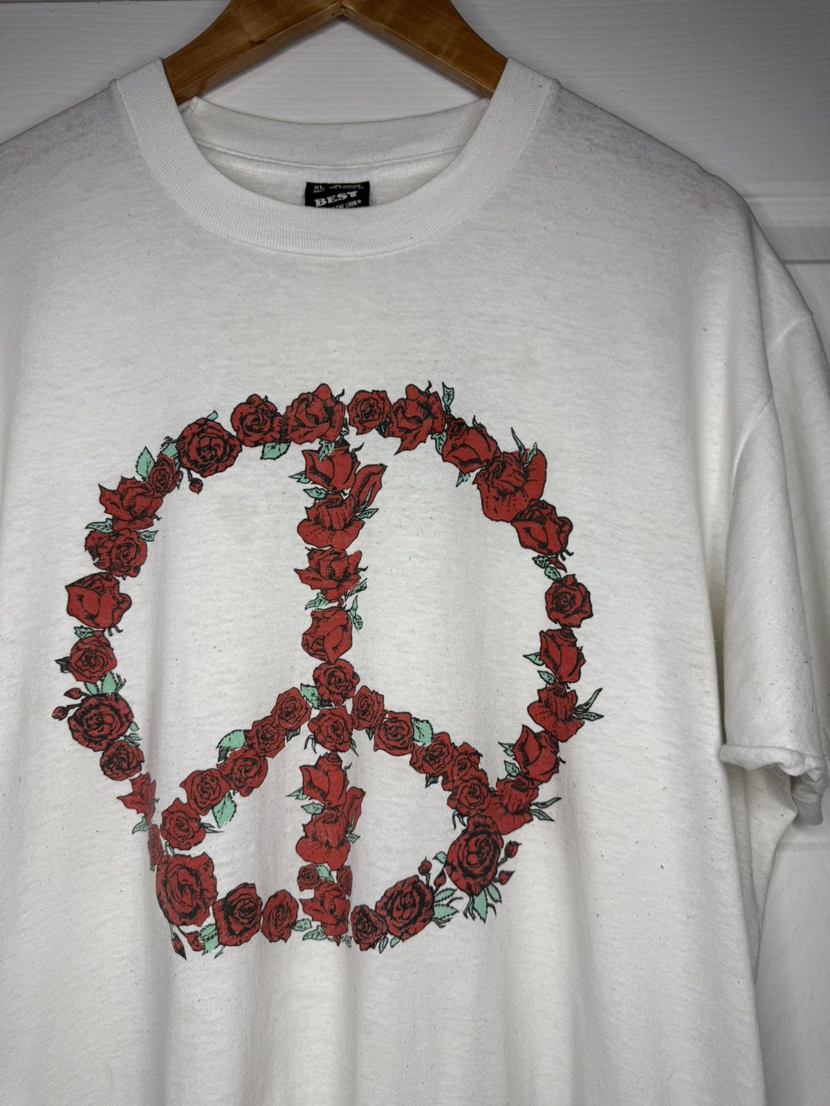Vintage Vintage Single Stitch Grateful Dead Rose Peace Size US XL / EU 56 / 4 - 3 Thumbnail