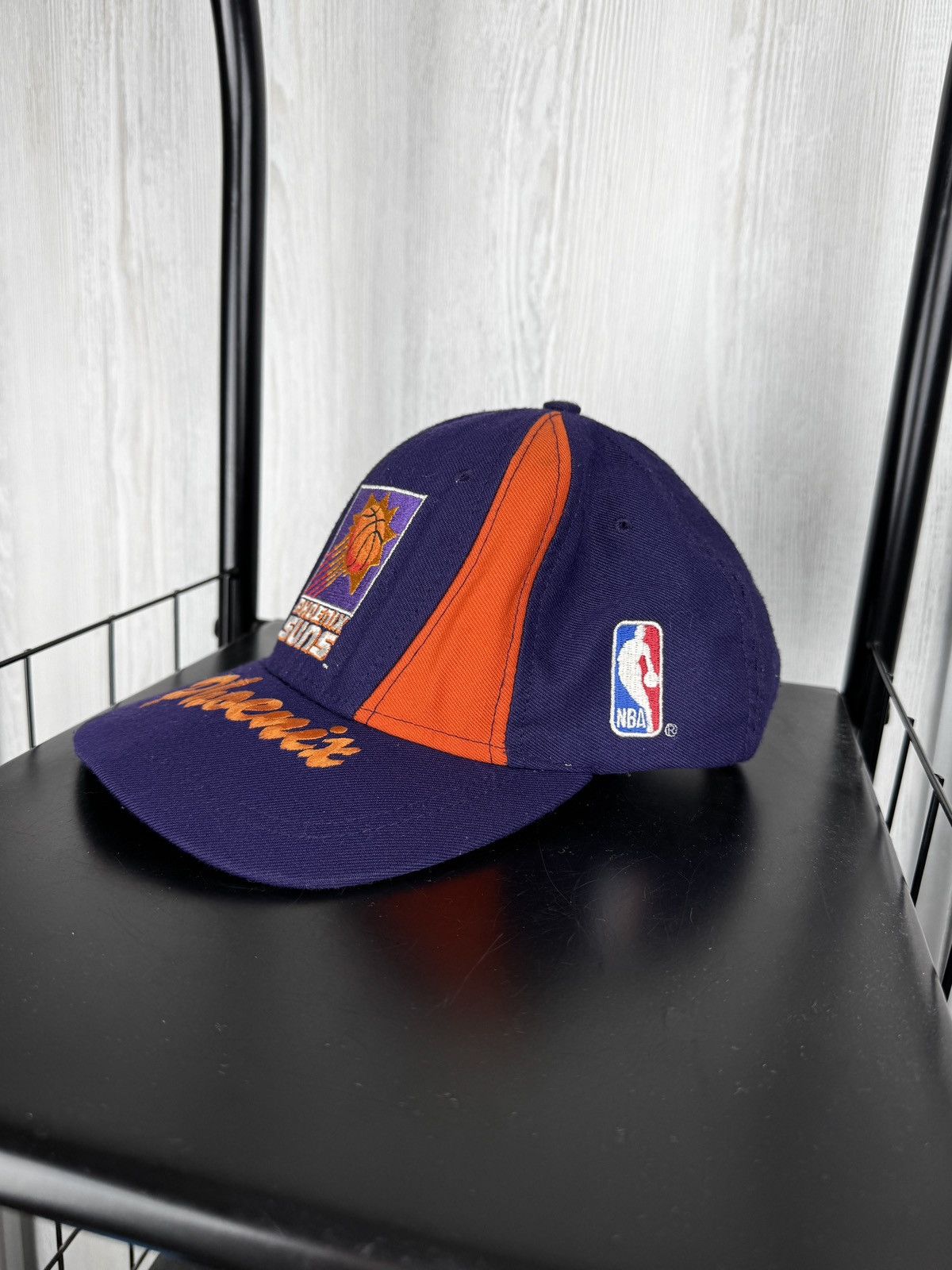 Nutmeg Phoenix Suns Nutmeg Vtg NBA Basketball 3D Script Snapback Size ONE SIZE - 4 Thumbnail