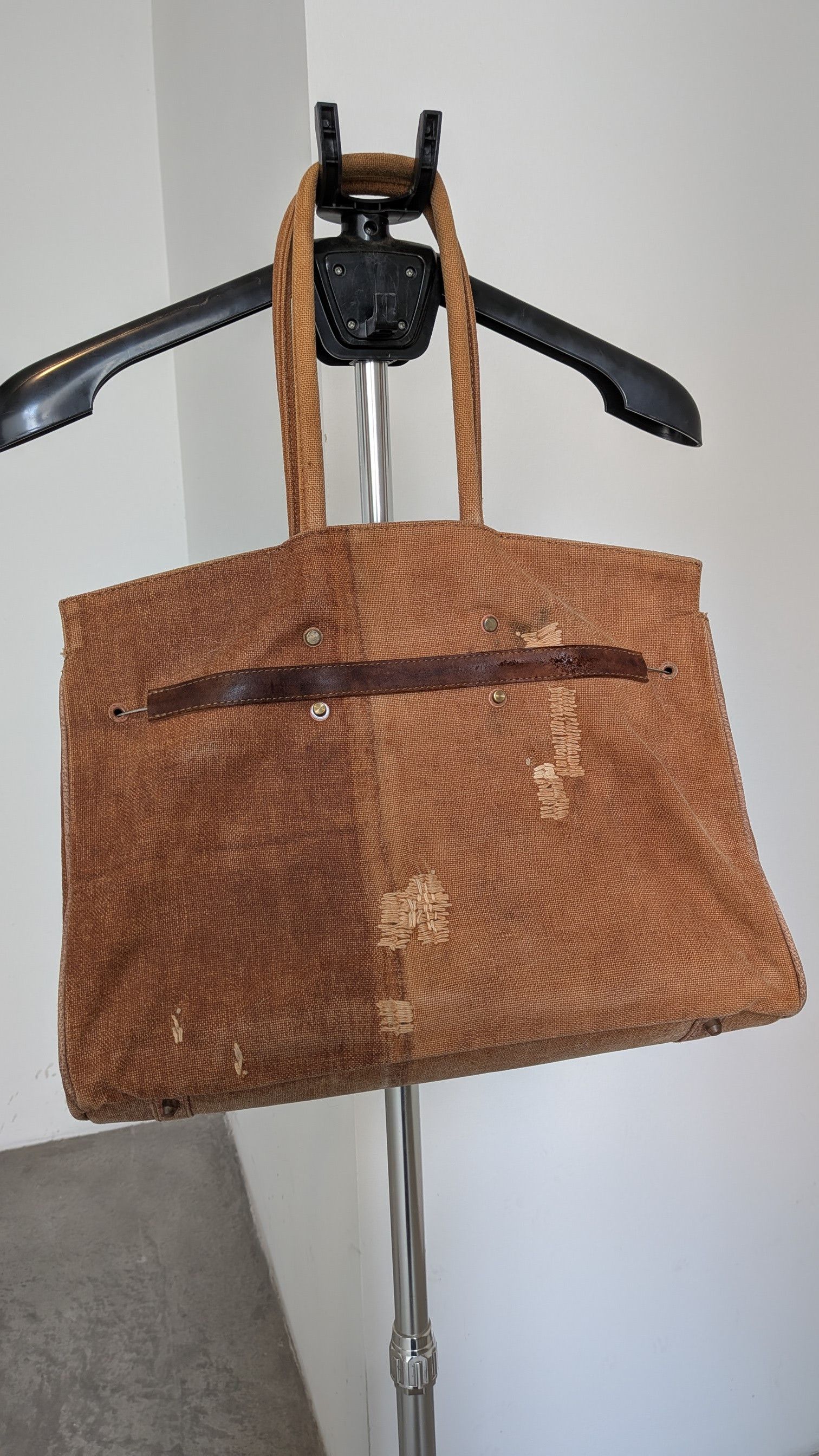 IERIB Vintage Sake Bag fabric BARK40 Birkin style Size ONE SIZE - 2 Thumbnail