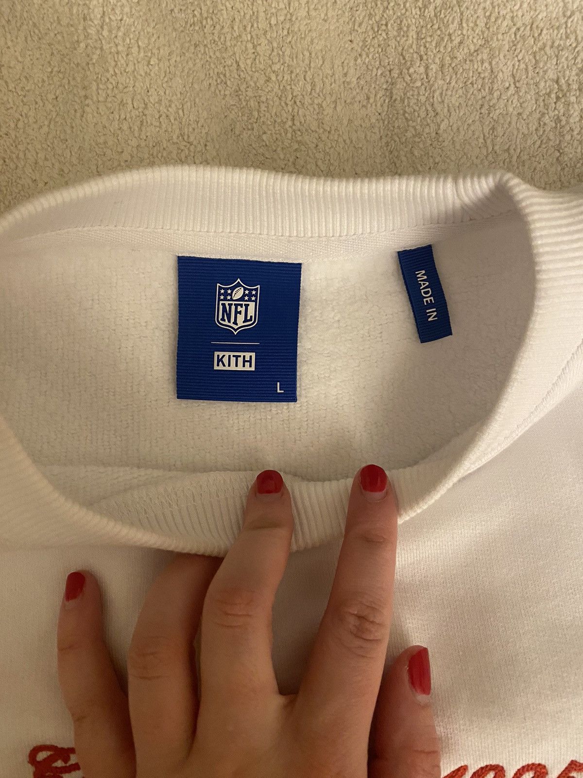 Kith × NFL KITH FOR THE NFL: GIANTS 1925 NELSON CREWNECK - L Size US L / EU 52-54 / 3 - 5 Thumbnail