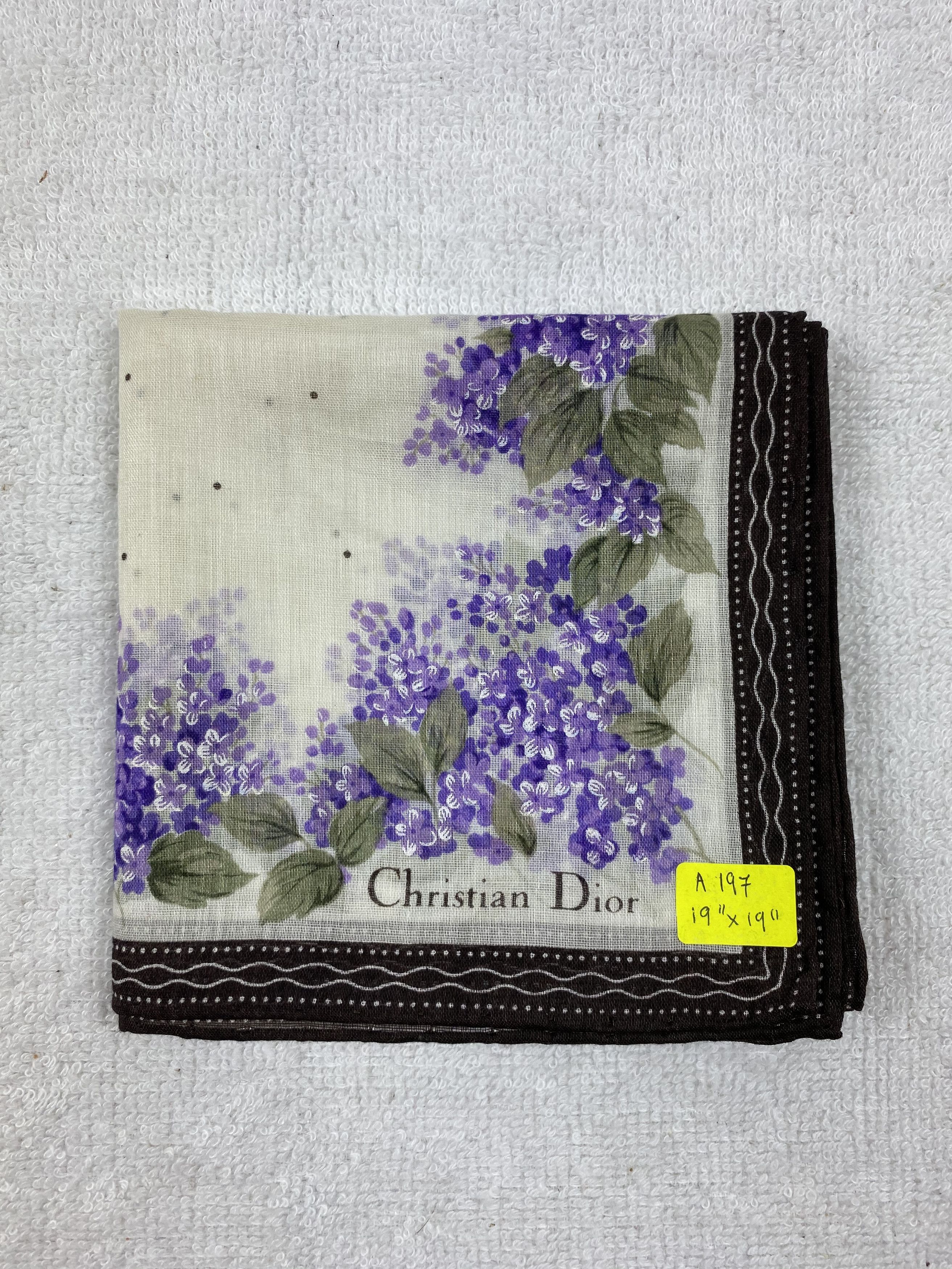 Vintage Christian Dior Bandana / Handkerchief / Neckerchief Size ONE SIZE - 6 Thumbnail