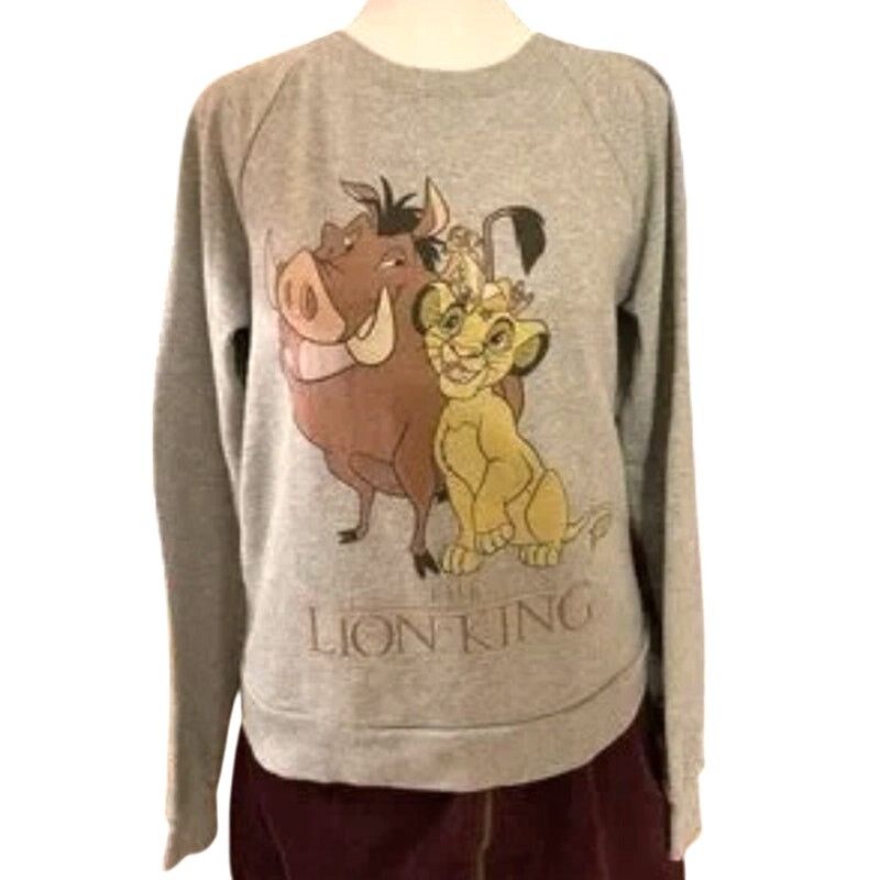 Disney Disney Vintage The Lion King Grey Pullover Sweater - Medium Size M / US 6-8 / IT 42-44 - 1 Thumbnail
