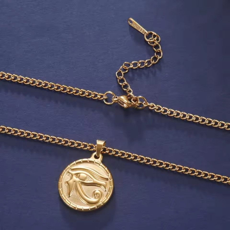 Jewelry Eye Of Horus Ra Pendant Necklace Size ONE SIZE - 3 Thumbnail